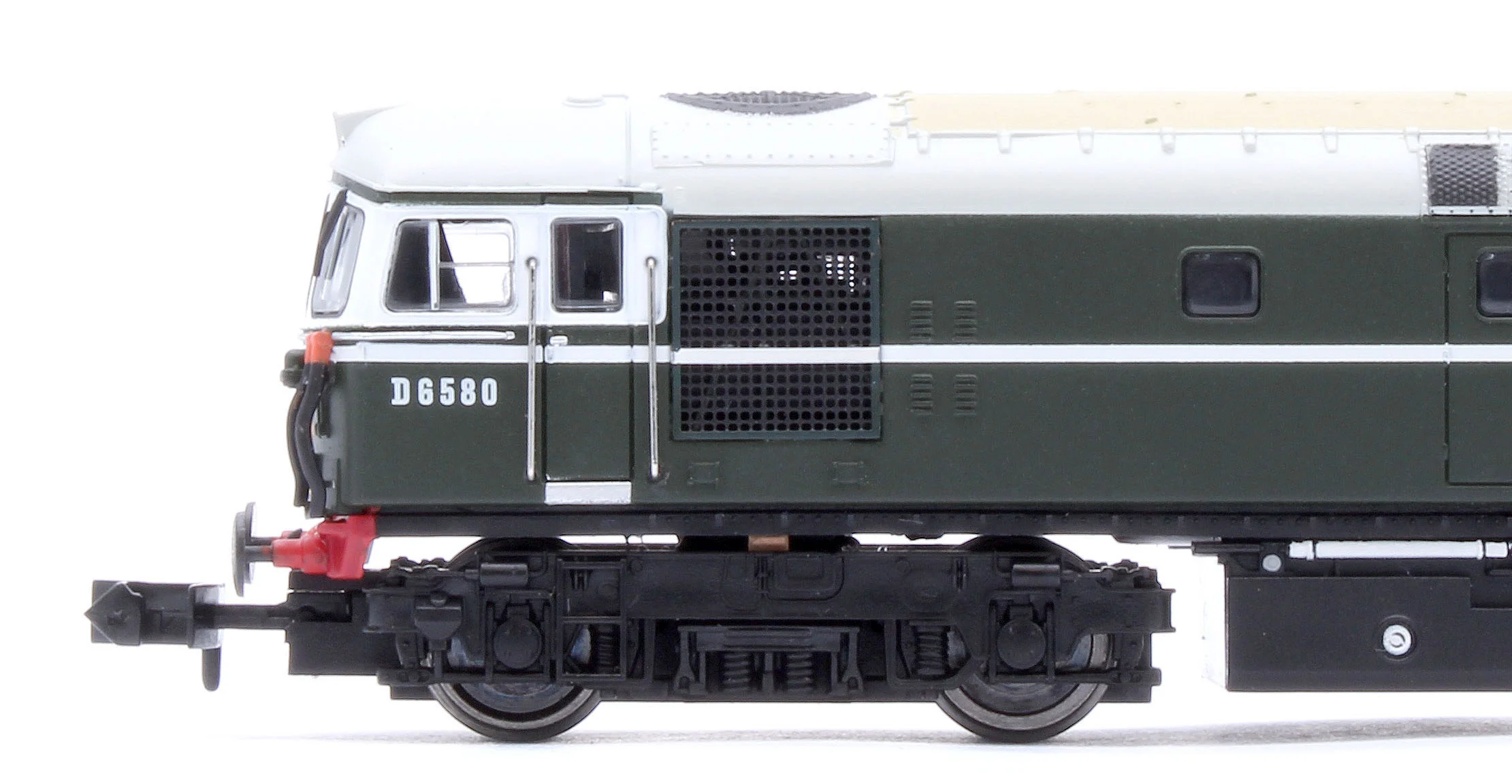 2D-001-024 Class 33/1 D6580 BR Green Very Small Yellow Panels Diesel Locomotive - Image 6