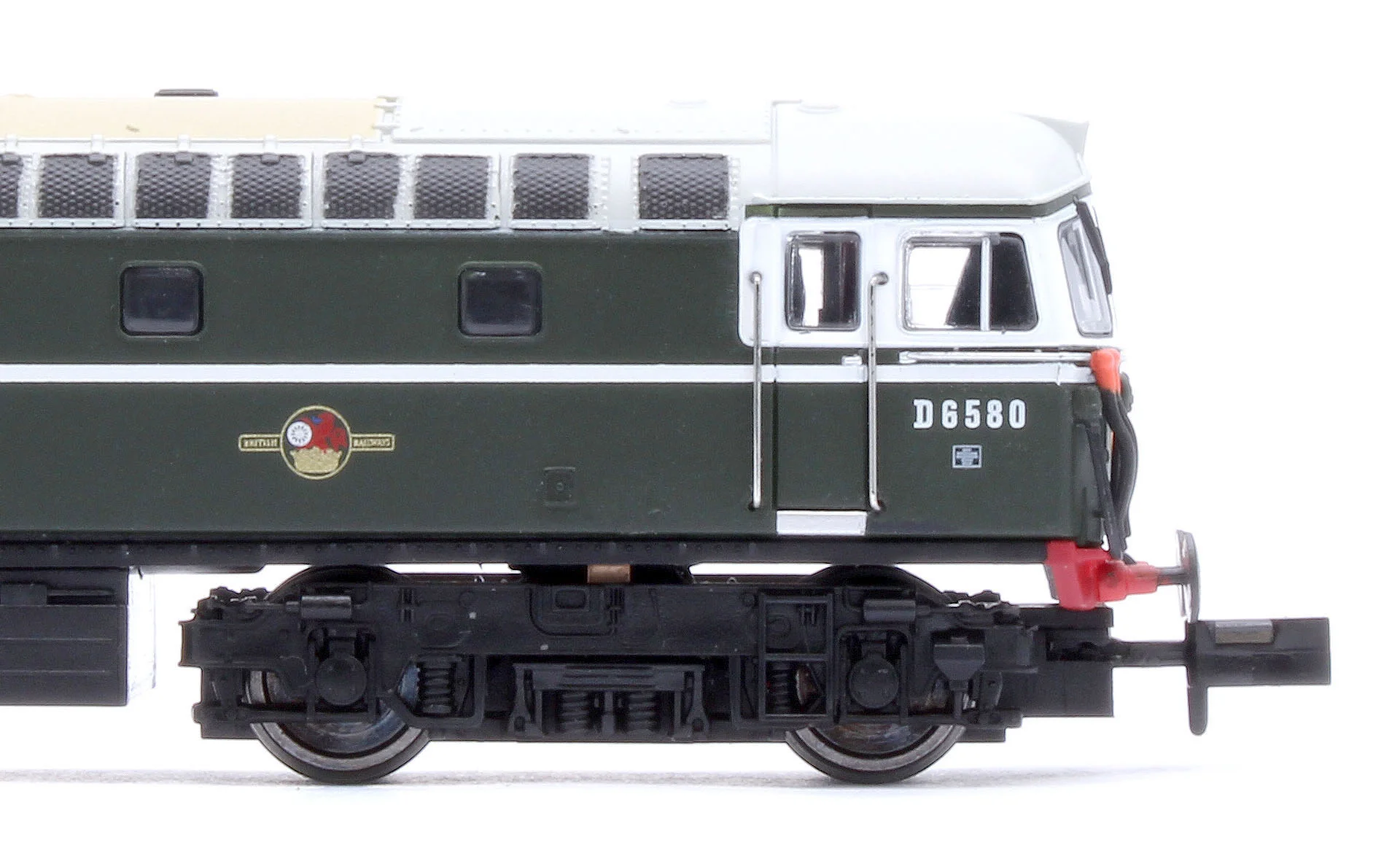 2D-001-024 Class 33/1 D6580 BR Green Very Small Yellow Panels Diesel Locomotive - Image 7