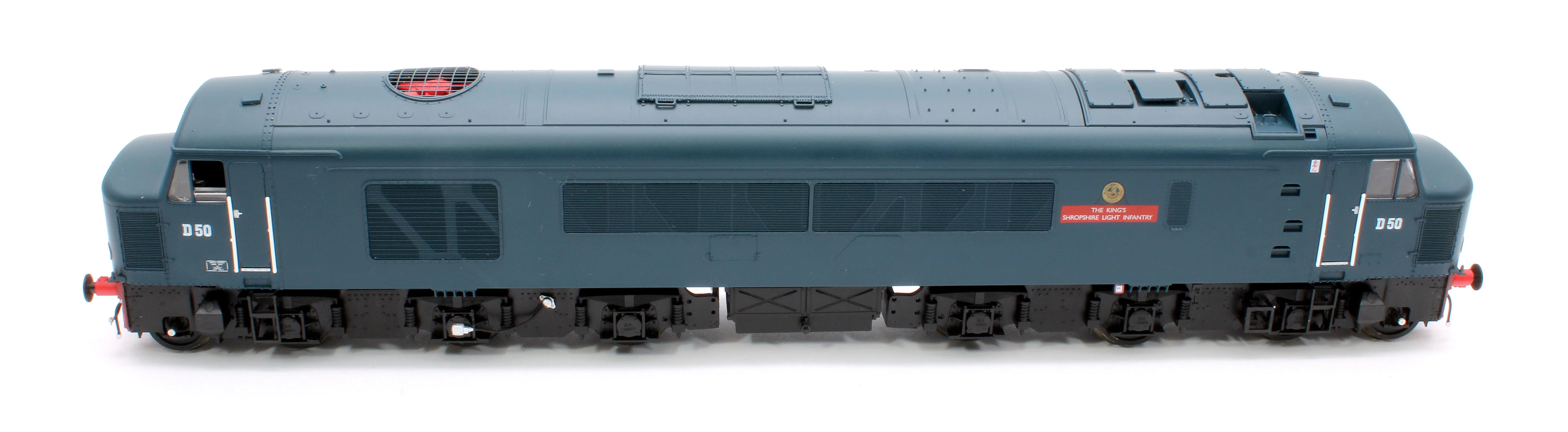 Class 45/0 'The King’s Shropshire Light Infantry' D50 BR Blue (small yellow panel) Diesel Locomotive - Image 11