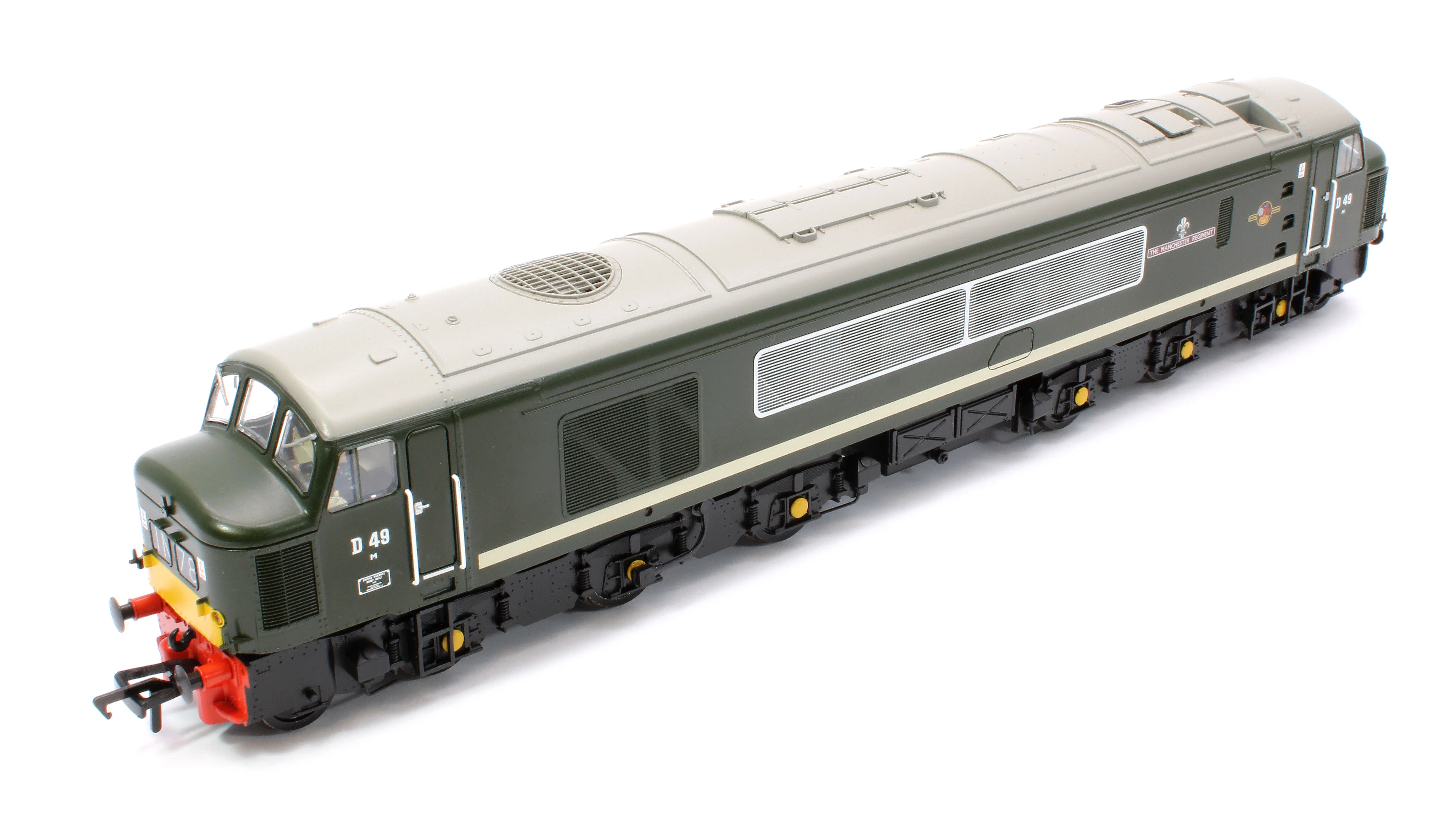 32-678A Class 45 Split Centre H/C D49 'The Manchester Regiment' BR Green (Small Yellow Panels) Diesel Locomotive - Image 10