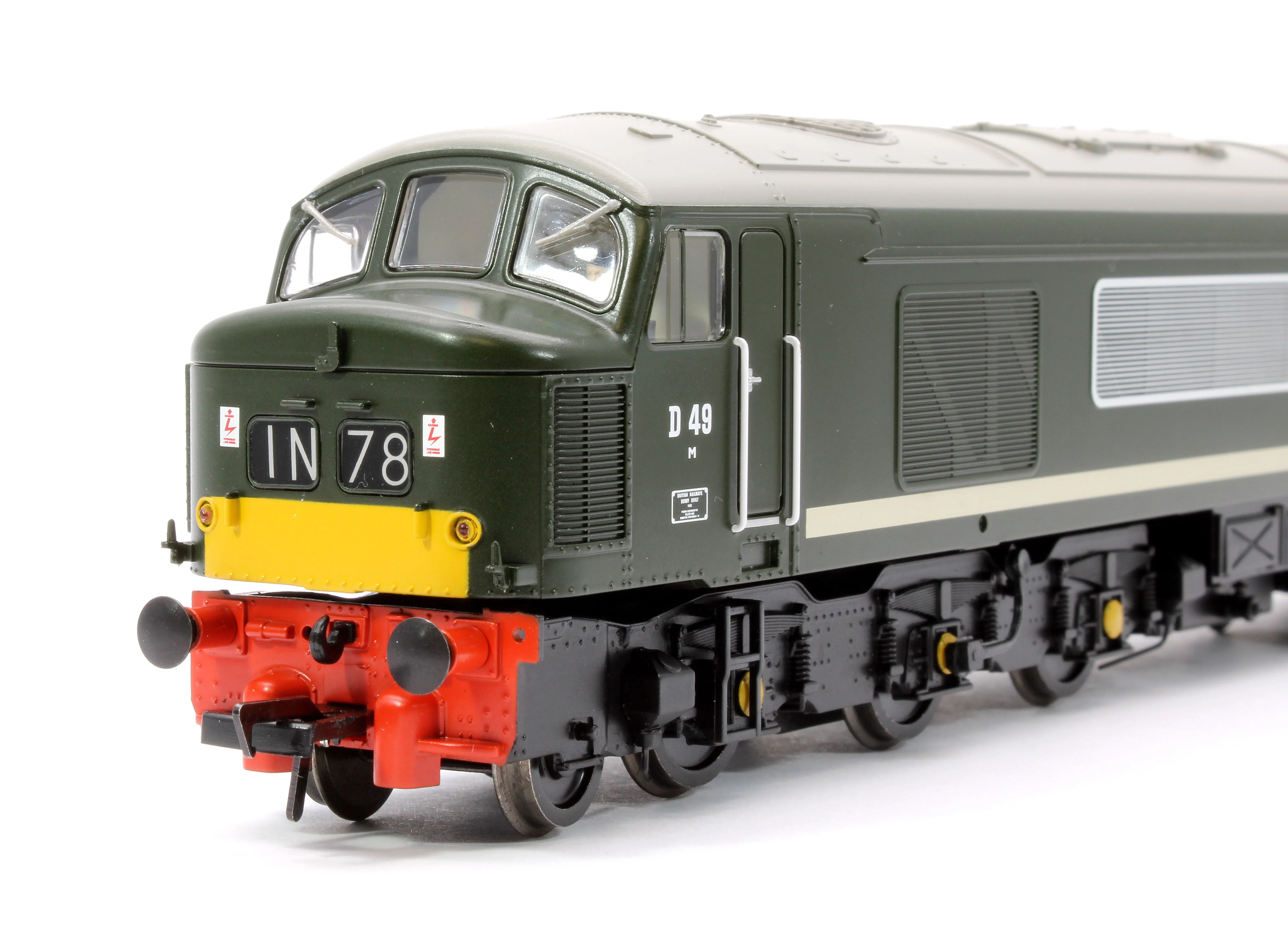 32-678A Class 45 Split Centre H/C D49 'The Manchester Regiment' BR Green (Small Yellow Panels) Diesel Locomotive - Image 8