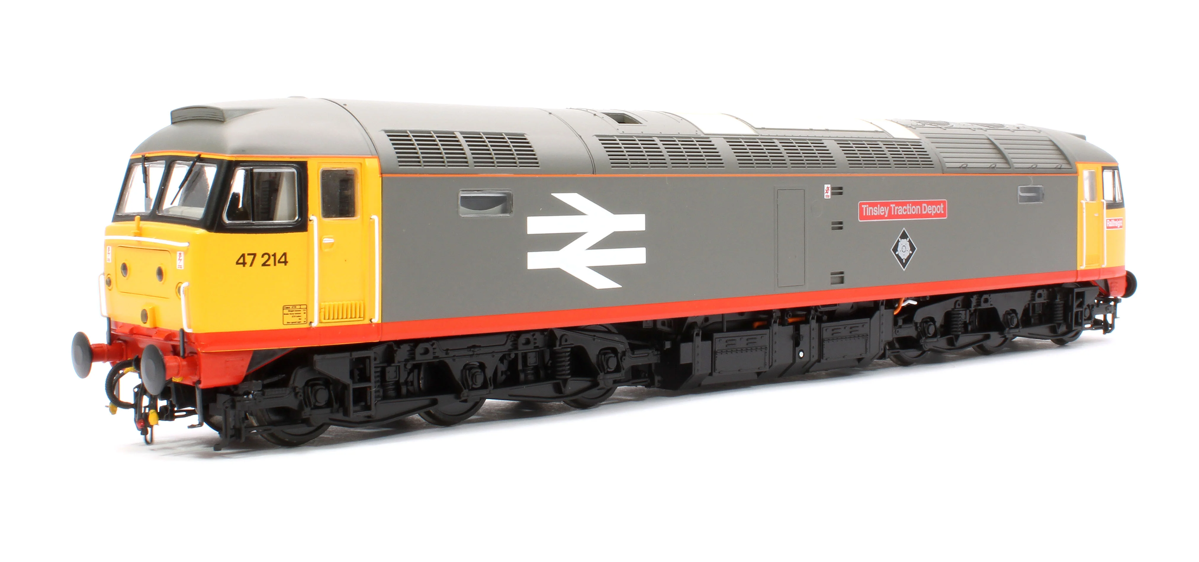 47223 Class 47 214 'Tinsley Traction Depot' Railfreight Grey Diesel Locomotive - DCC Sound