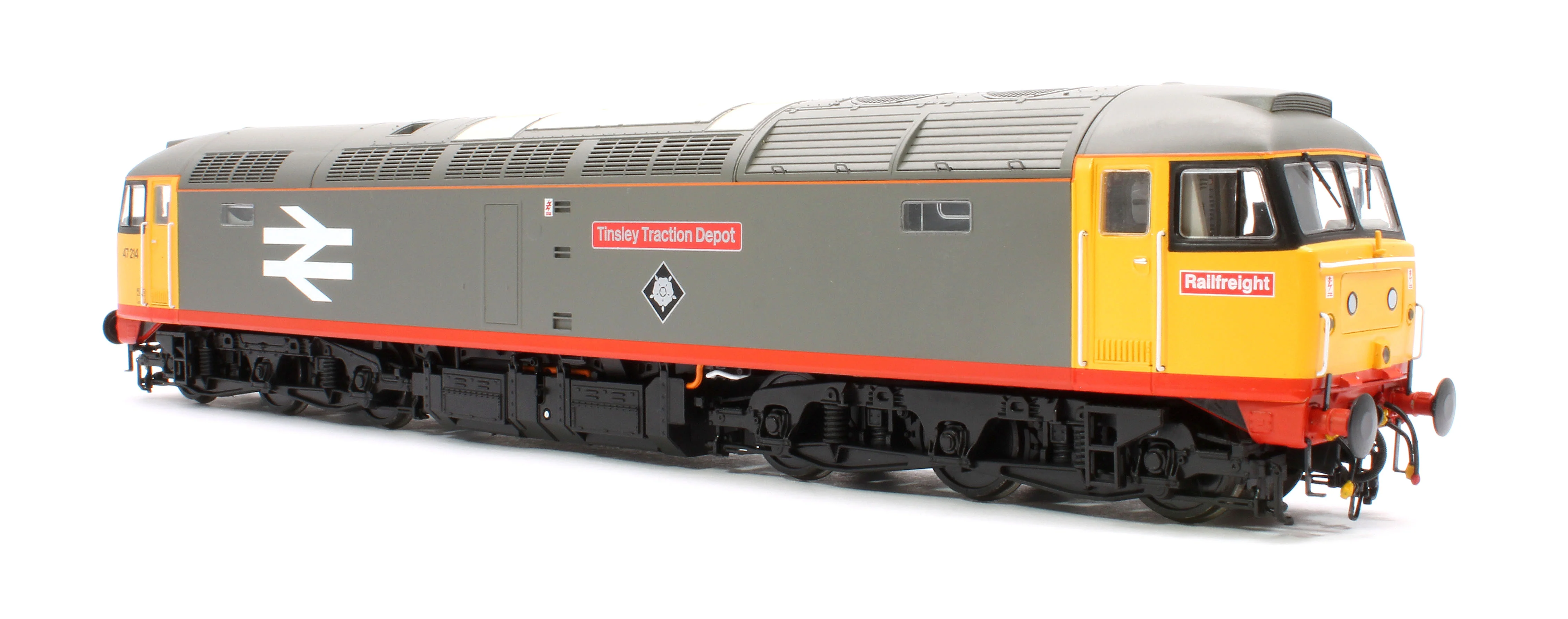 47223 Class 47 214 'Tinsley Traction Depot' Railfreight Grey Diesel Locomotive - DCC Sound - Image 2