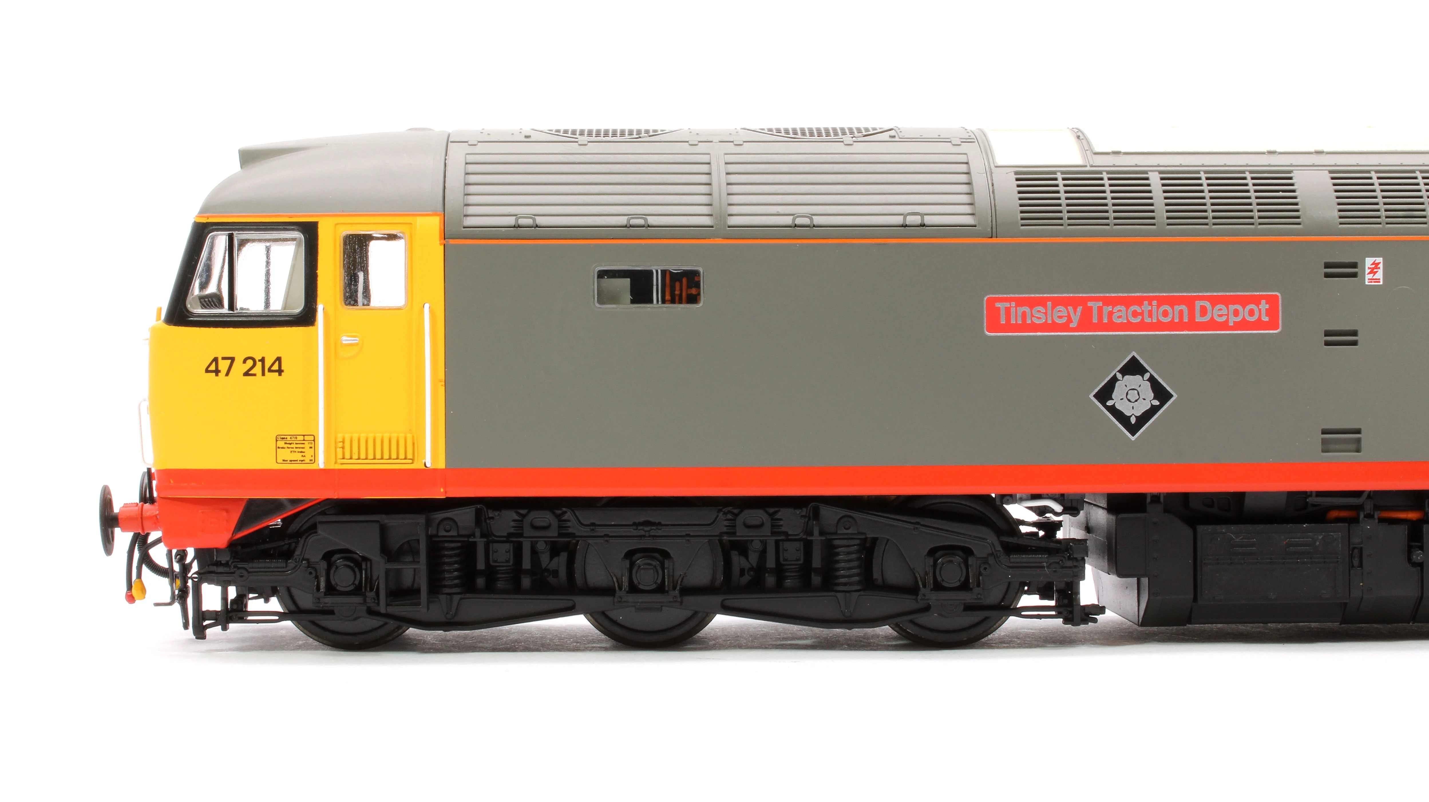 47223 Class 47 214 'Tinsley Traction Depot' Railfreight Grey Diesel Locomotive - DCC Sound - Image 6