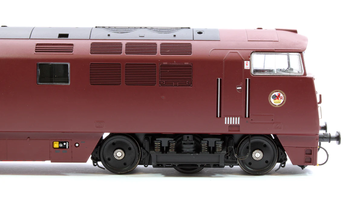 4D-003-021S Class 52 Western Invader BR Maroon Small Yellow Panels D1009 Diesel Locomotive - DCC Sound - Image 7