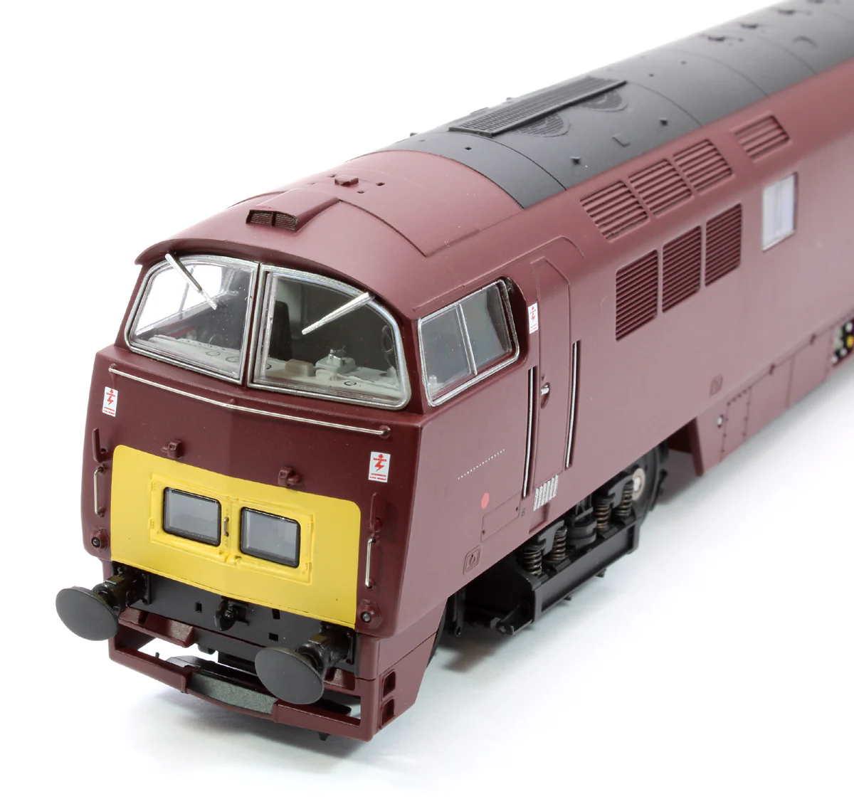 4D-003-021S Class 52 Western Invader BR Maroon Small Yellow Panels D1009 Diesel Locomotive - DCC Sound - Image 8