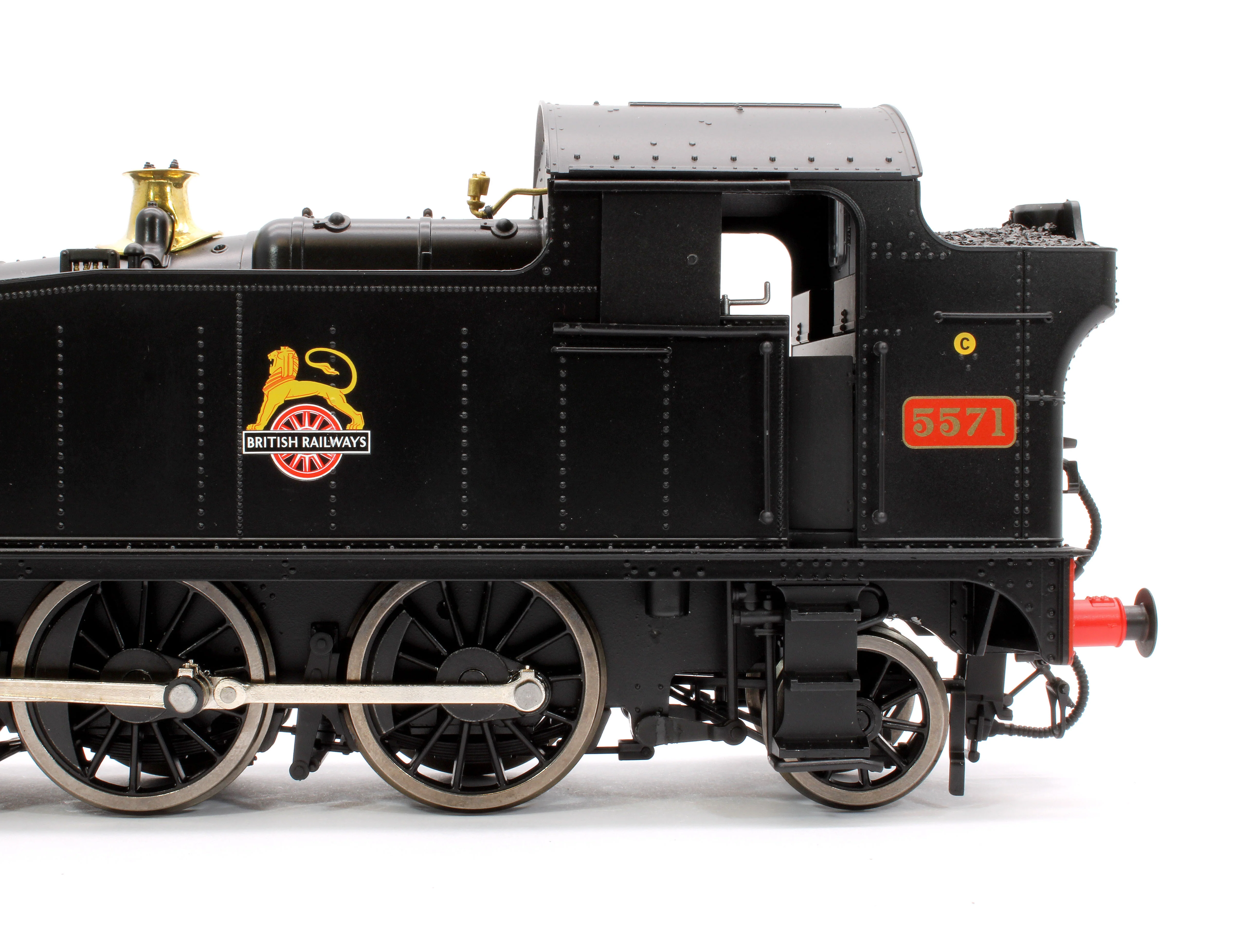 LHT-S-5507 Class 55xx 2-6-2 BR Early Crest BR Black 5571 Steam Locomotive - Image 6