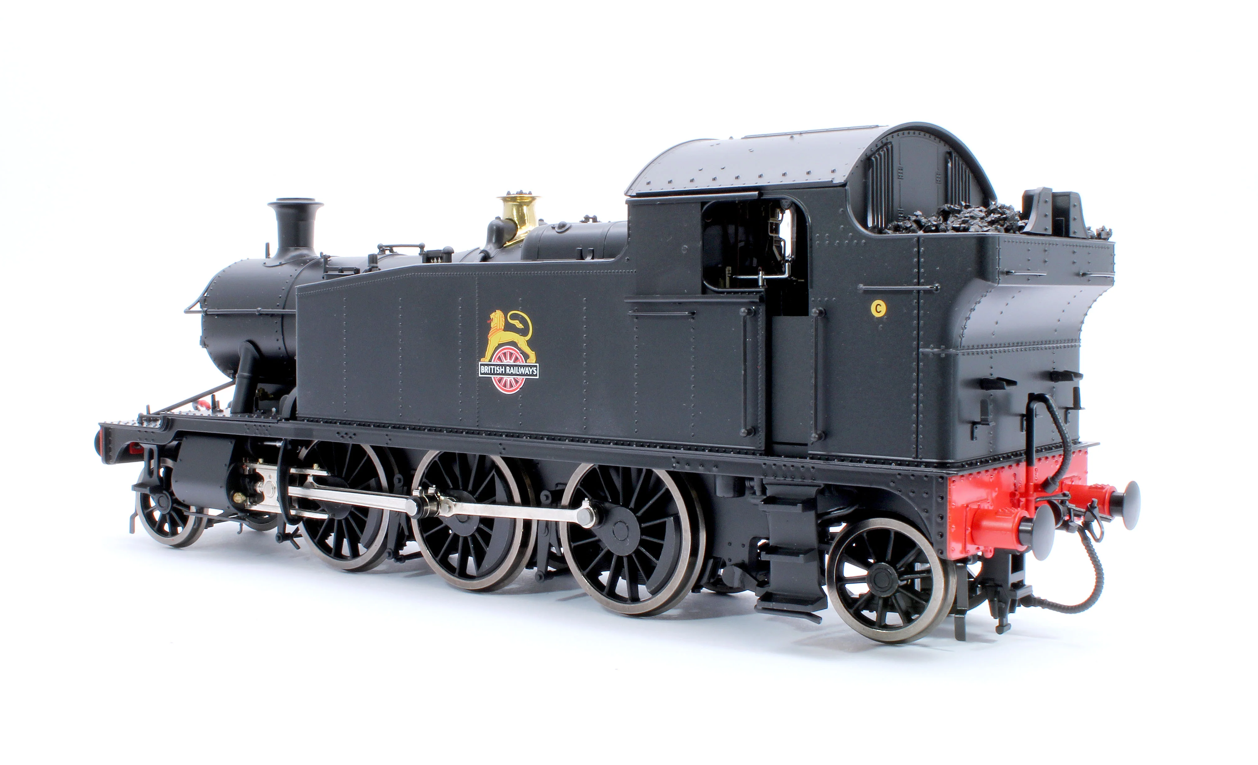 LHT-S-5507US Class 55xx 2-6-2 BR Early Crest BR Black Unnumbered Steam Locomotive - DCC Sound Fitted - Image 2