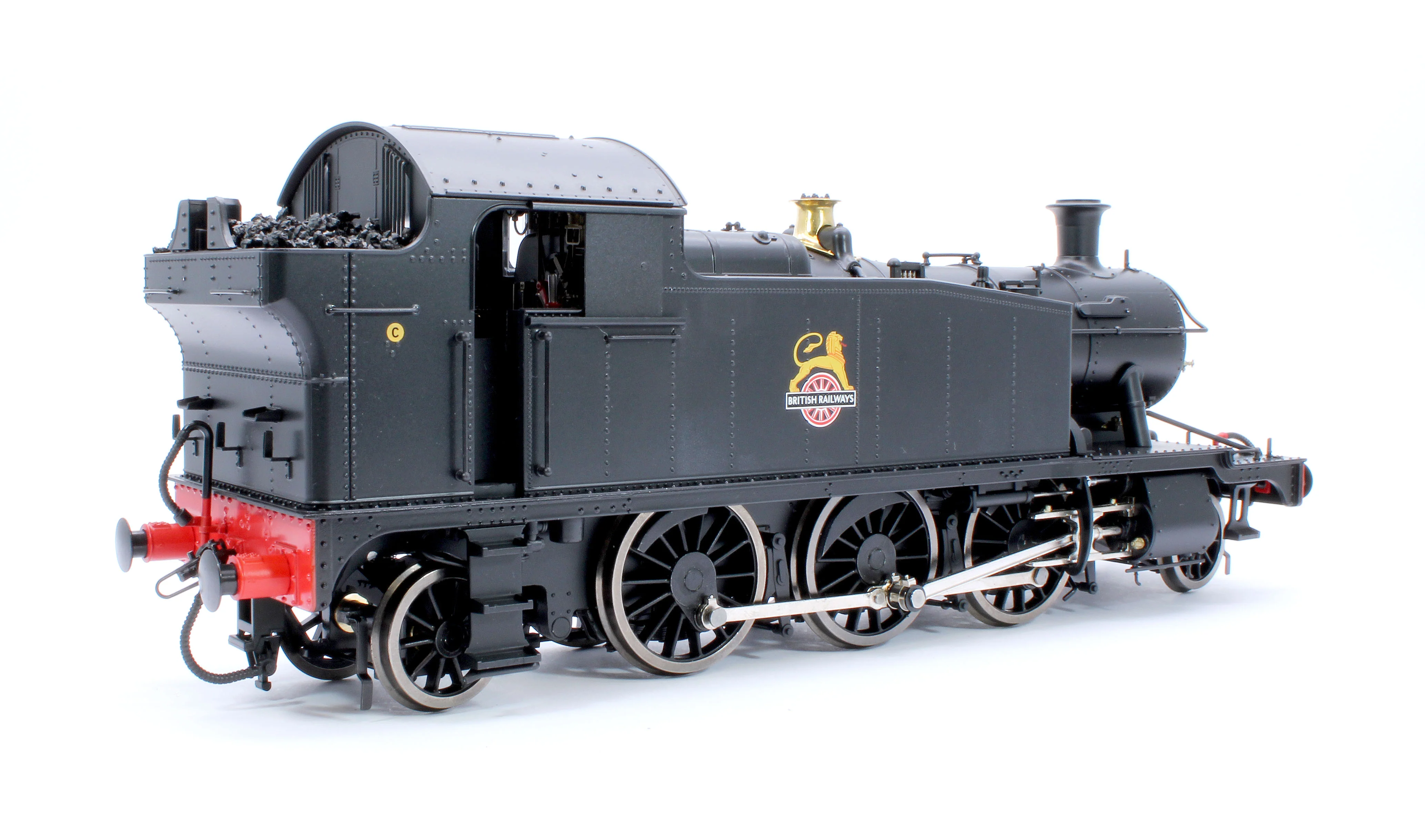 LHT-S-5507US Class 55xx 2-6-2 BR Early Crest BR Black Unnumbered Steam Locomotive - DCC Sound Fitted - Image 3