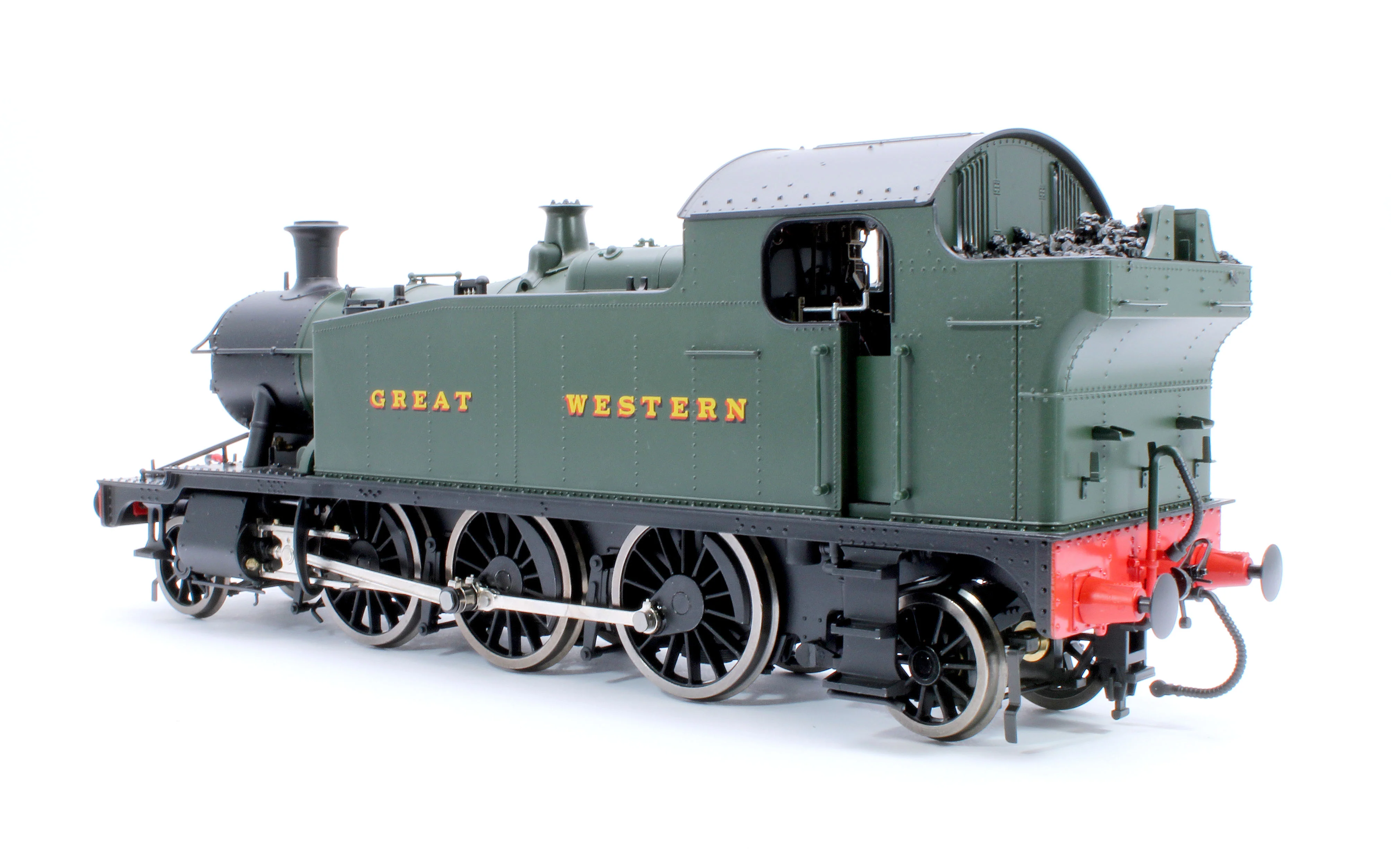 LHT-S-5501U Class 55xx 2-6-2 Great Western Green Unnumbered Steam Locomotive - Image 2