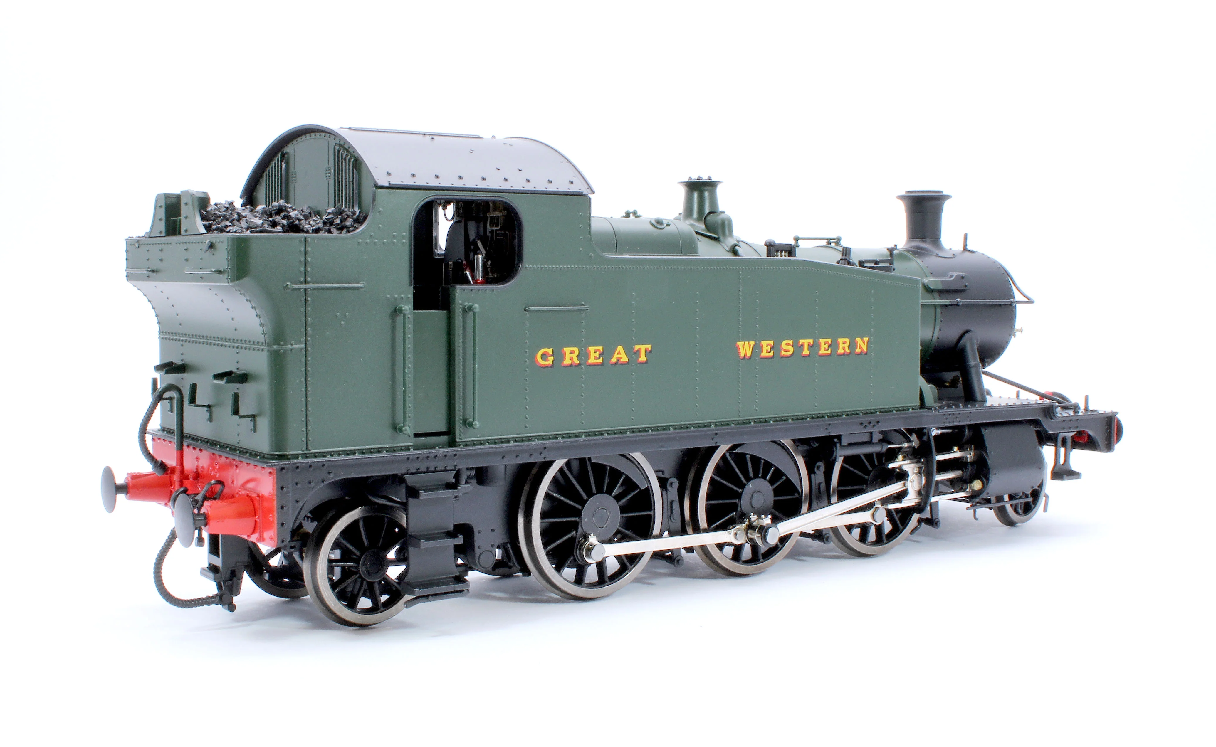 LHT-S-5501U Class 55xx 2-6-2 Great Western Green Unnumbered Steam Locomotive - Image 3