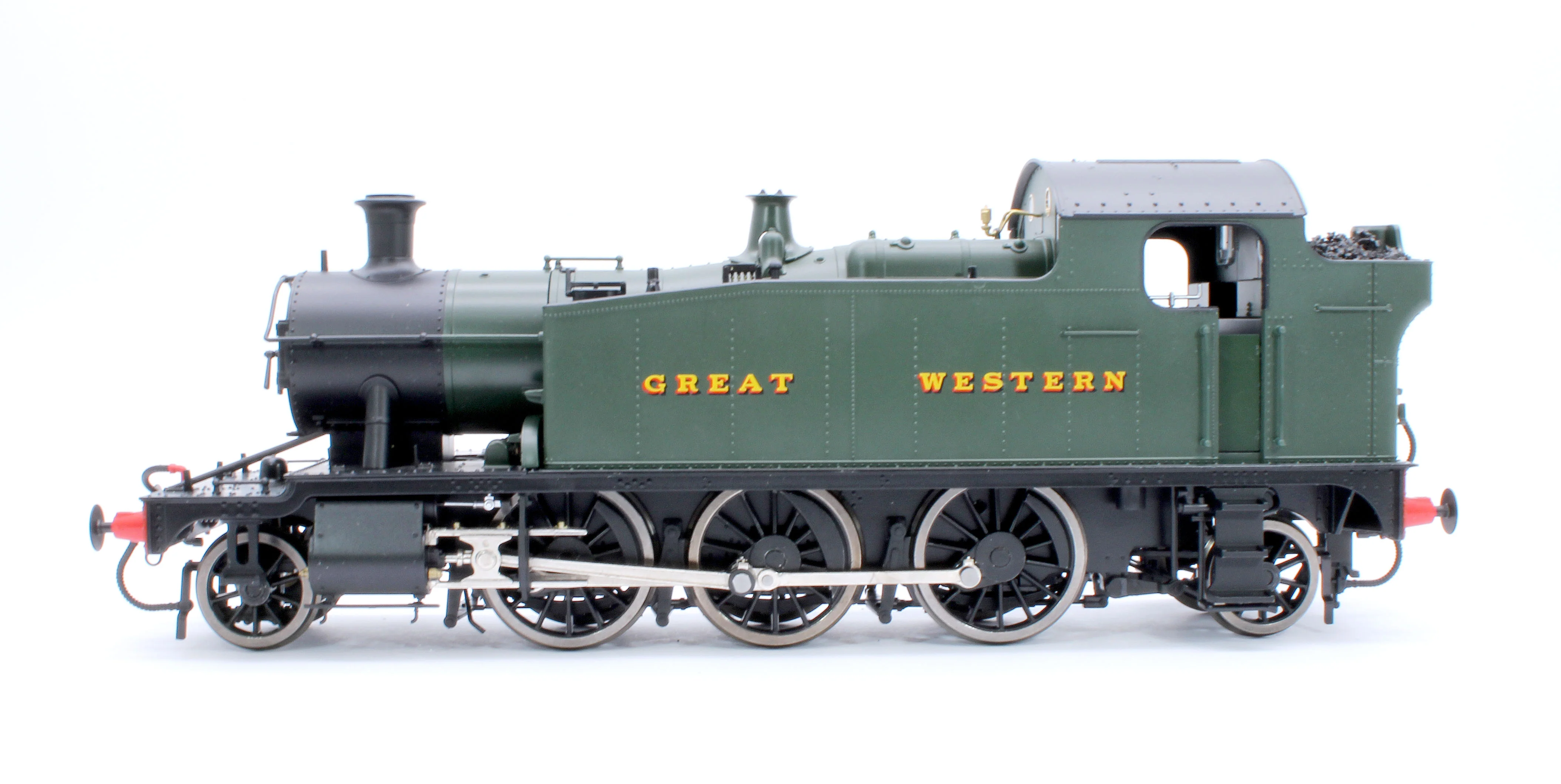 LHT-S-5501U Class 55xx 2-6-2 Great Western Green Unnumbered Steam Locomotive - Image 5