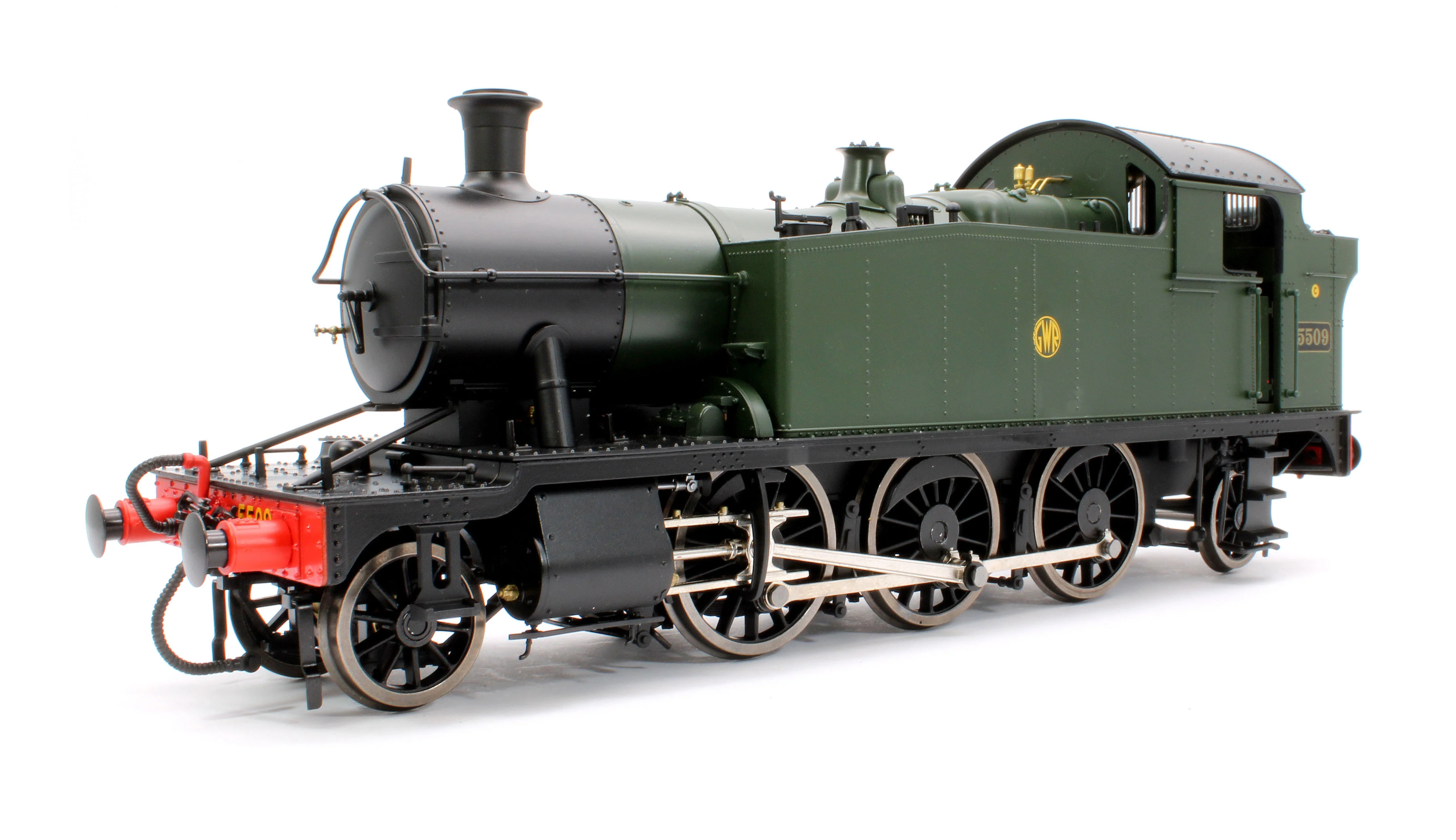 LHT-S-5503 Class 55xx 2-6-2 Shirtbutton GWR Green 5509 Steam Locomotive