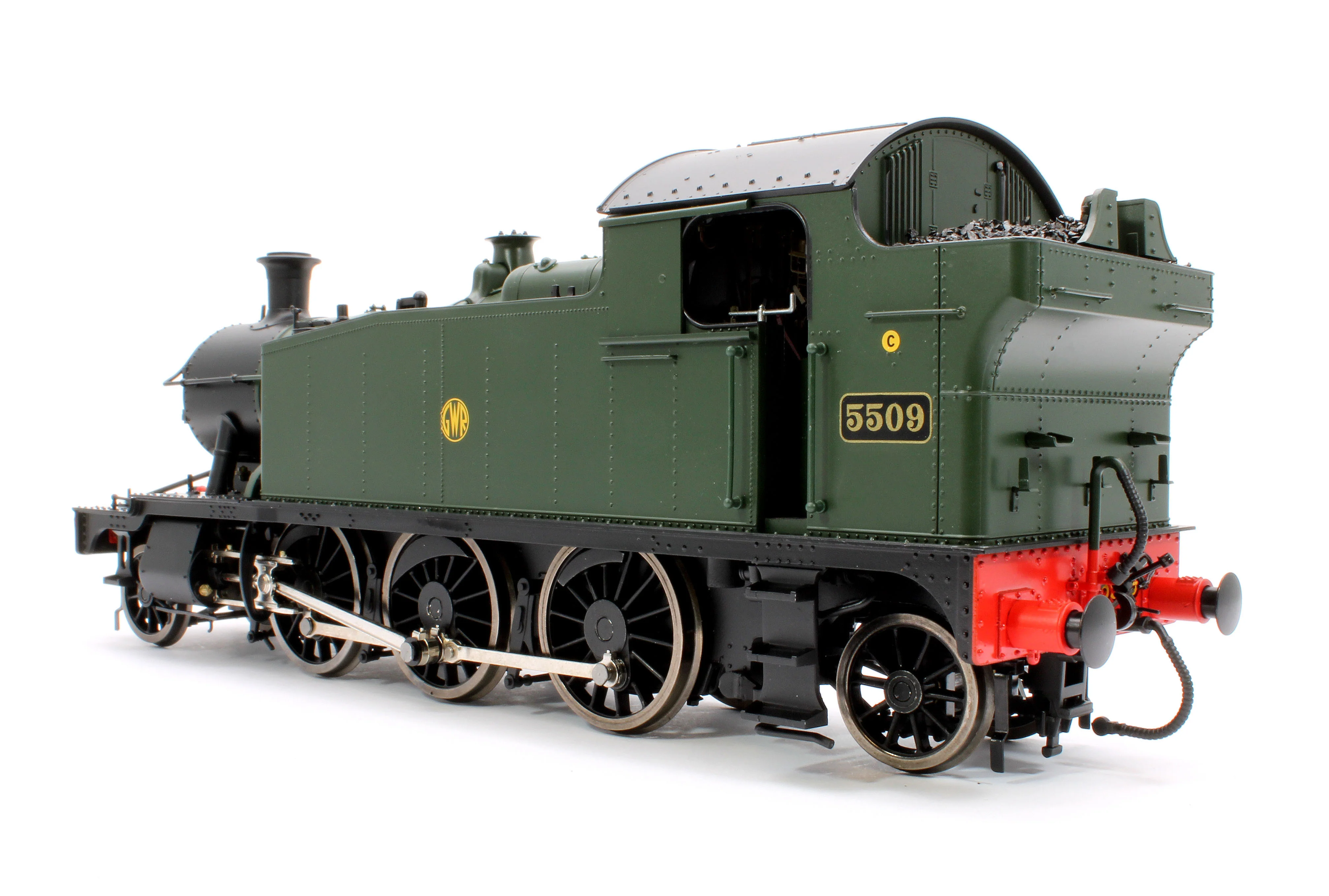 LHT-S-5503 Class 55xx 2-6-2 Shirtbutton GWR Green 5509 Steam Locomotive - Image 3