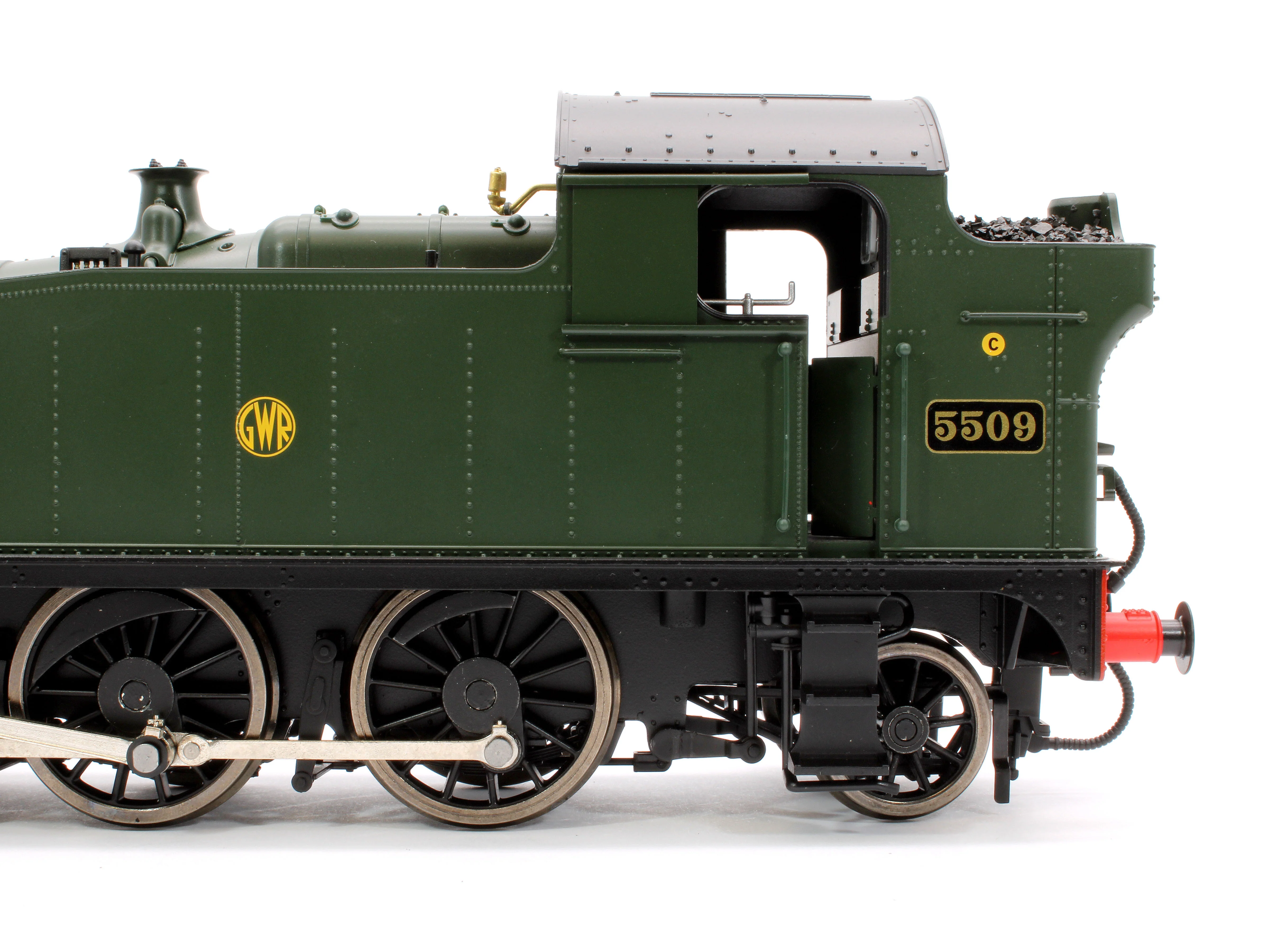 LHT-S-5503 Class 55xx 2-6-2 Shirtbutton GWR Green 5509 Steam Locomotive - Image 6
