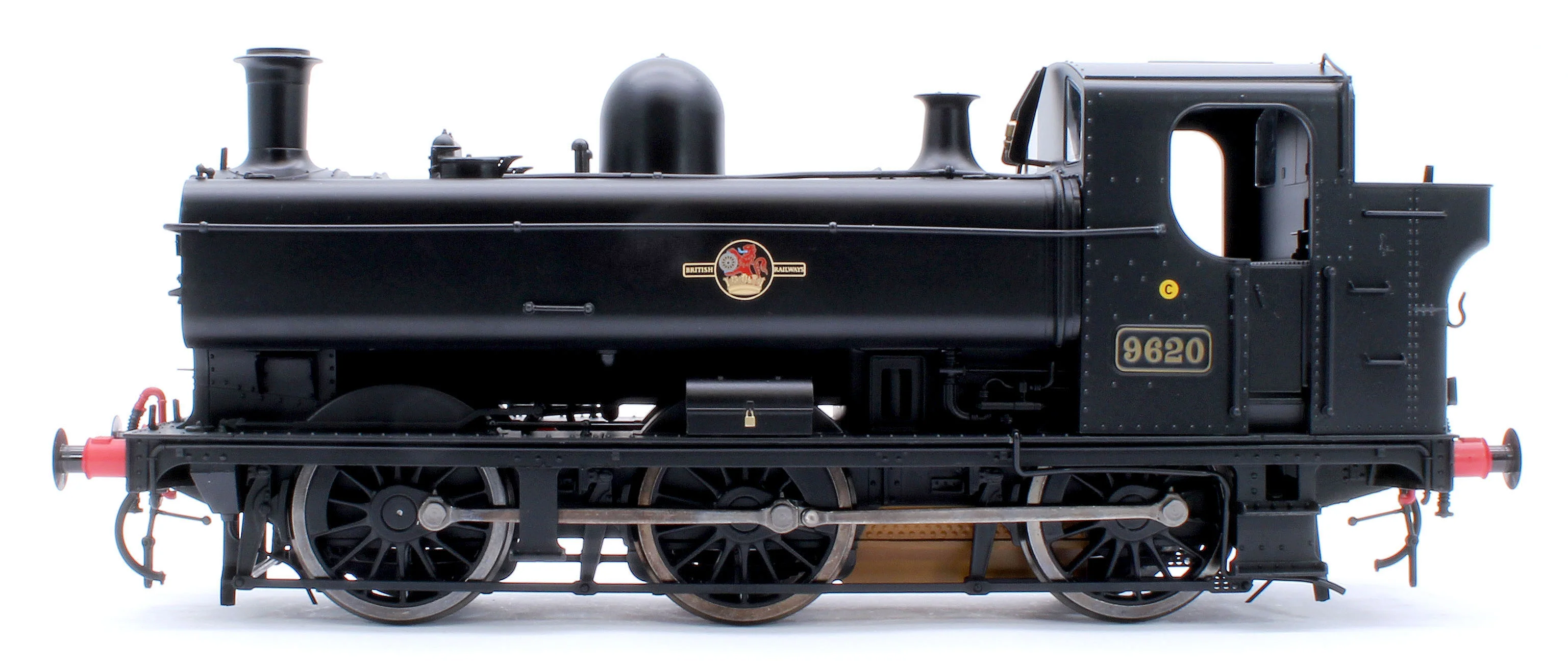 7S-007-021D Class 57xx Pannier BR Black Late Crest 9620 - Steam Tank Locomotive - DCC Fitted - Image 2