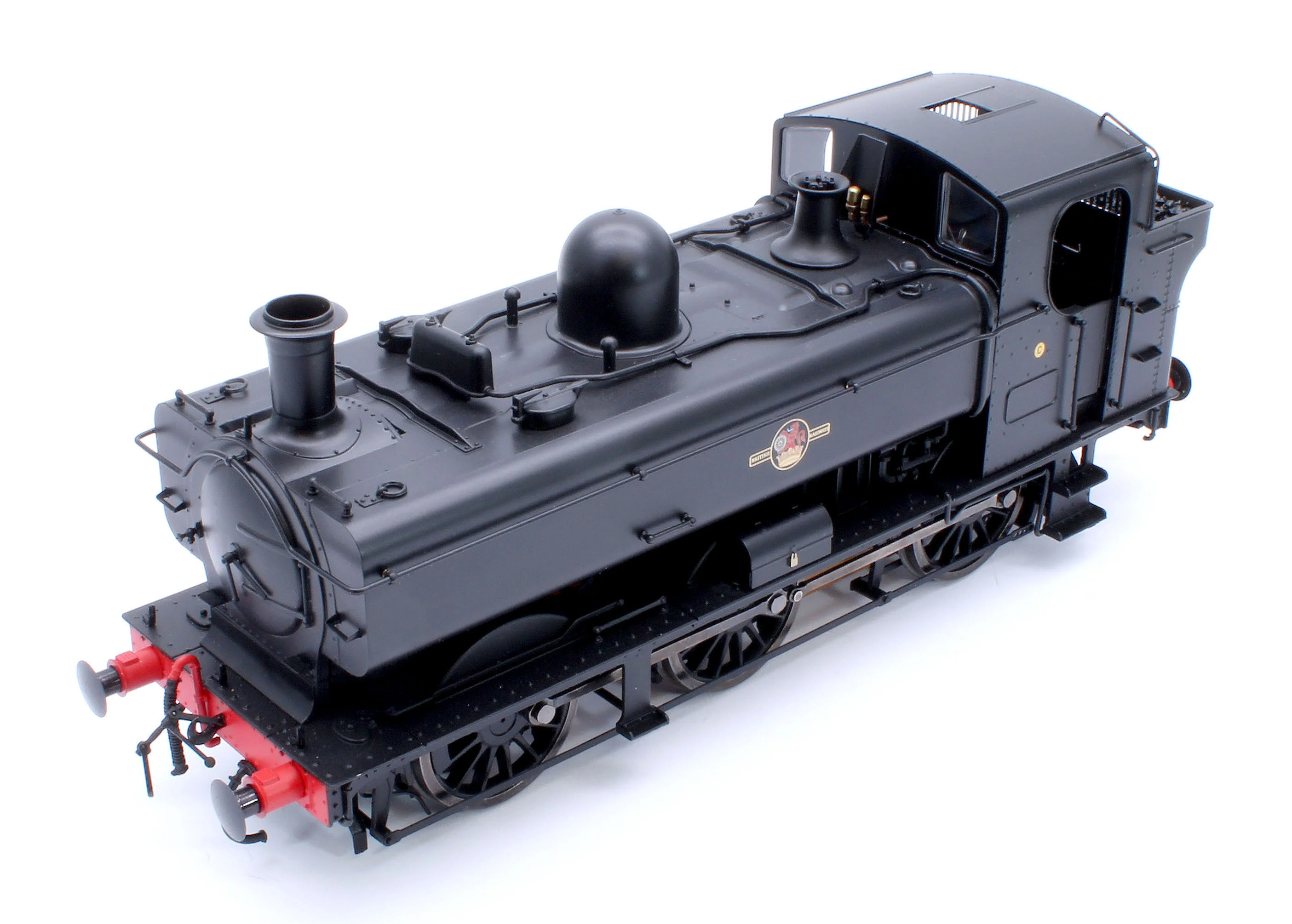 7S-007-021US Class 57xx Pannier BR Black Late Crest Unnumbered - Steam Tank Locomotive - Sound Fitted - Image 11