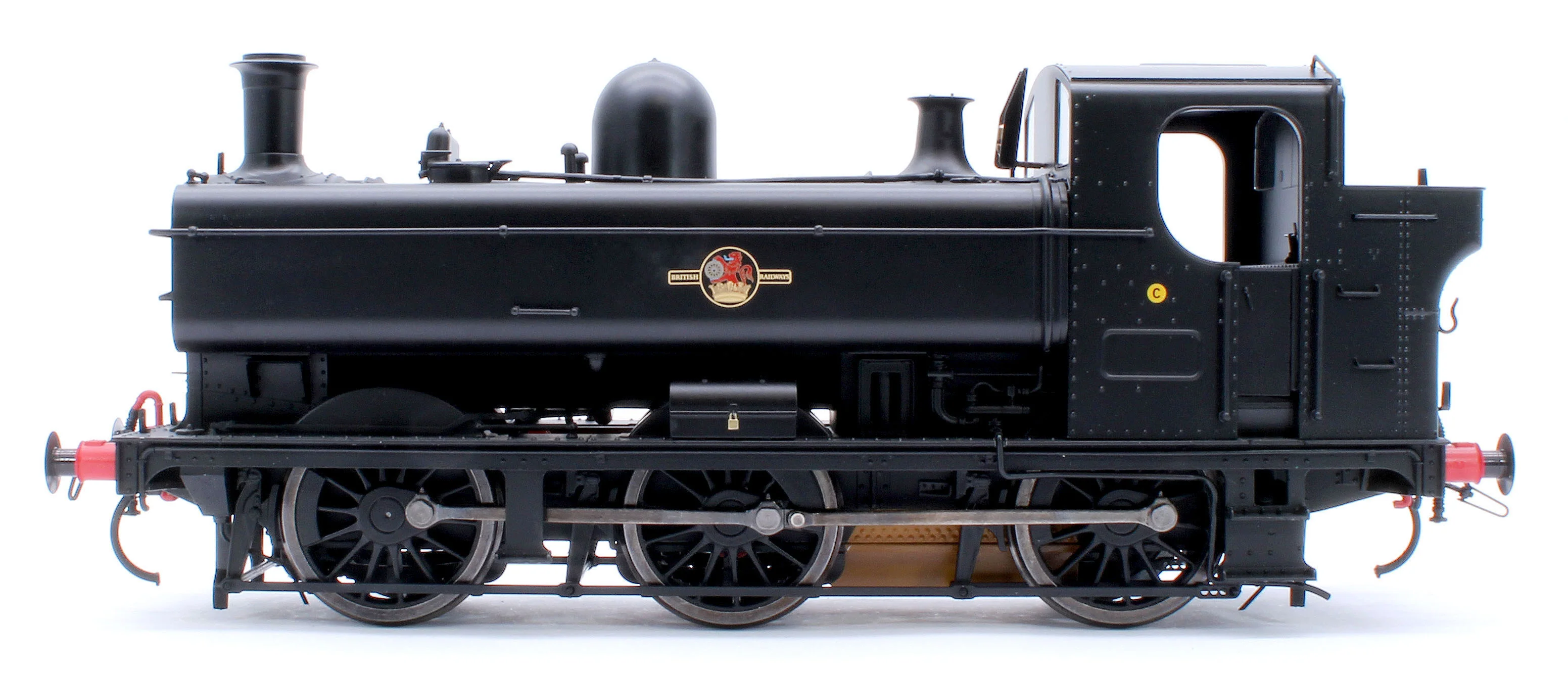7S-007-021US Class 57xx Pannier BR Black Late Crest Unnumbered - Steam Tank Locomotive - Sound Fitted - Image 2