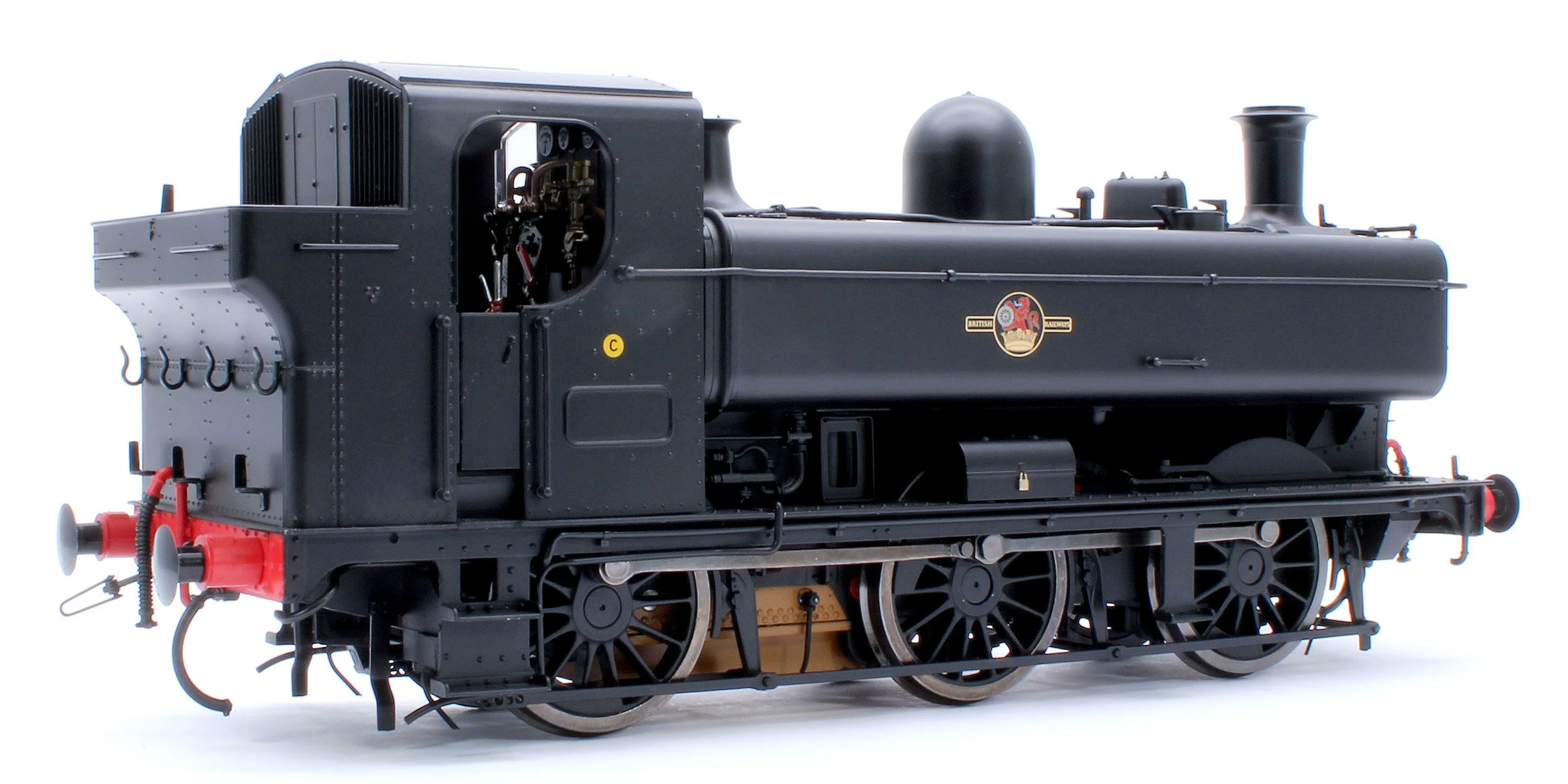 7S-007-021US Class 57xx Pannier BR Black Late Crest Unnumbered - Steam Tank Locomotive - Sound Fitted - Image 4