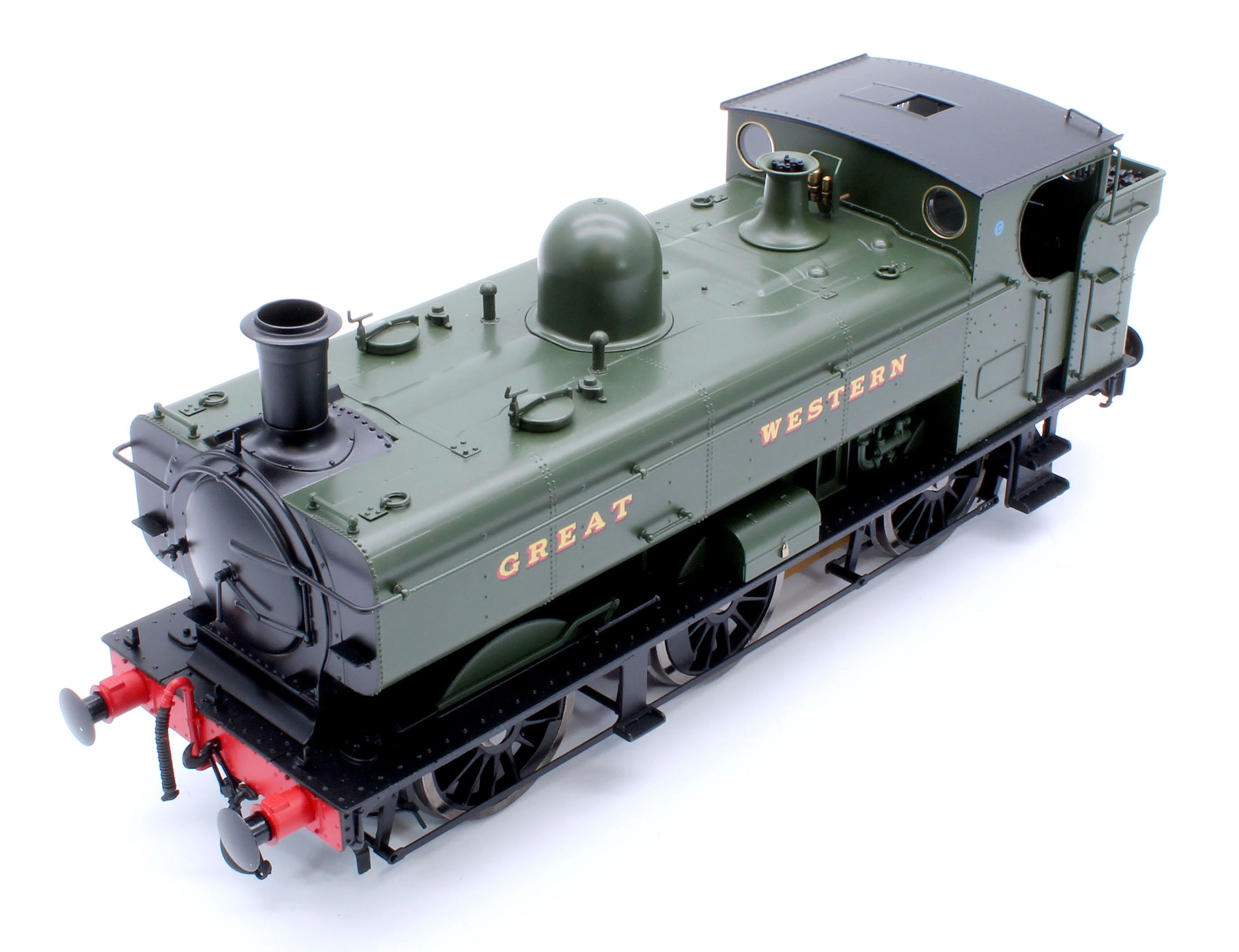 7S-007-013U Class 57xx Pannier 'Great Western' Green Unnumbered - Steam Tank Locomotive - Image 11