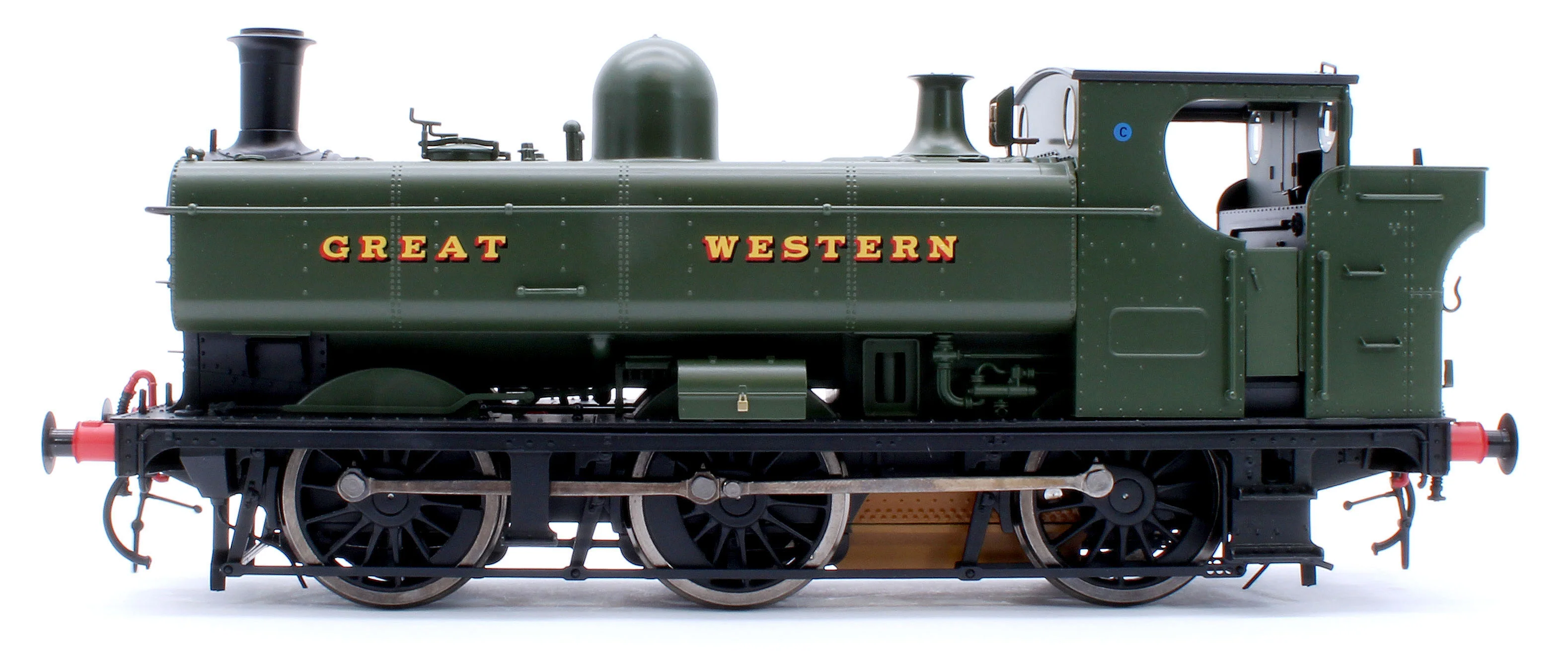 7S-007-013U Class 57xx Pannier 'Great Western' Green Unnumbered - Steam Tank Locomotive - Image 2