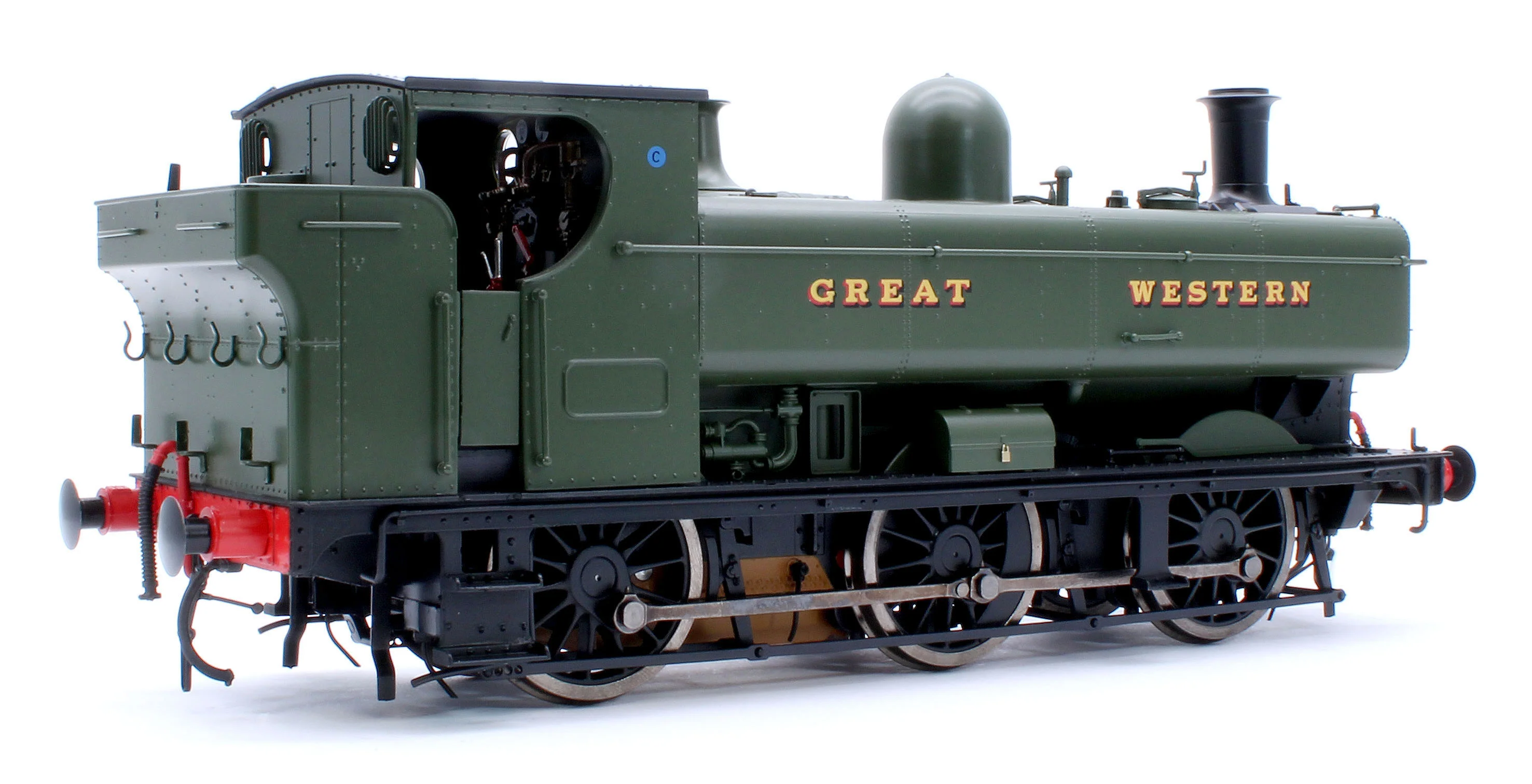 7S-007-013U Class 57xx Pannier 'Great Western' Green Unnumbered - Steam Tank Locomotive - Image 4
