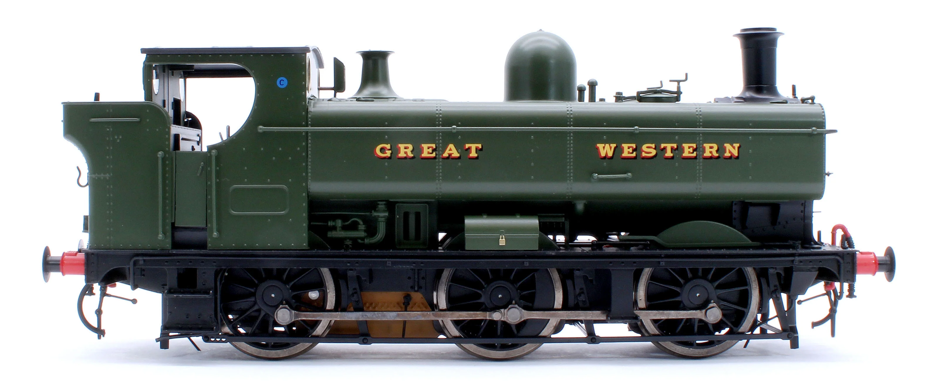 7S-007-013U Class 57xx Pannier 'Great Western' Green Unnumbered - Steam Tank Locomotive - Image 5