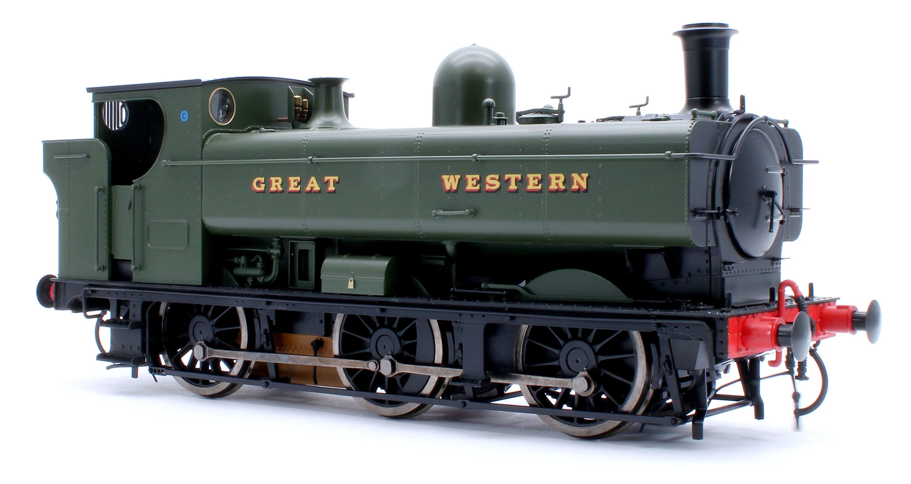 7S-007-013U Class 57xx Pannier 'Great Western' Green Unnumbered - Steam Tank Locomotive - Image 6