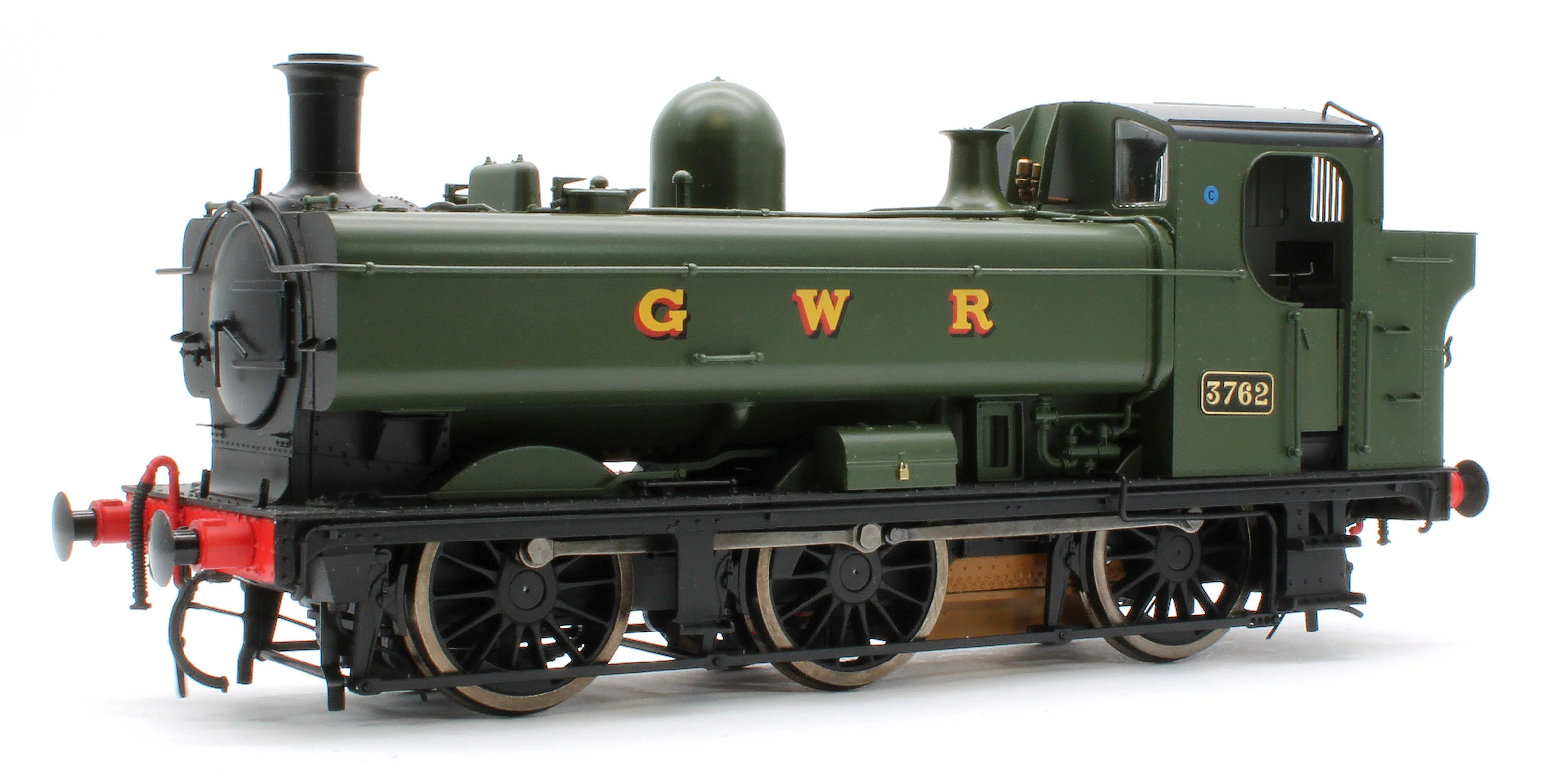 7S-007-015D Class 57xx Pannier 'GWR' Green 3762 - Steam Tank Locomotive - DCC Fitted