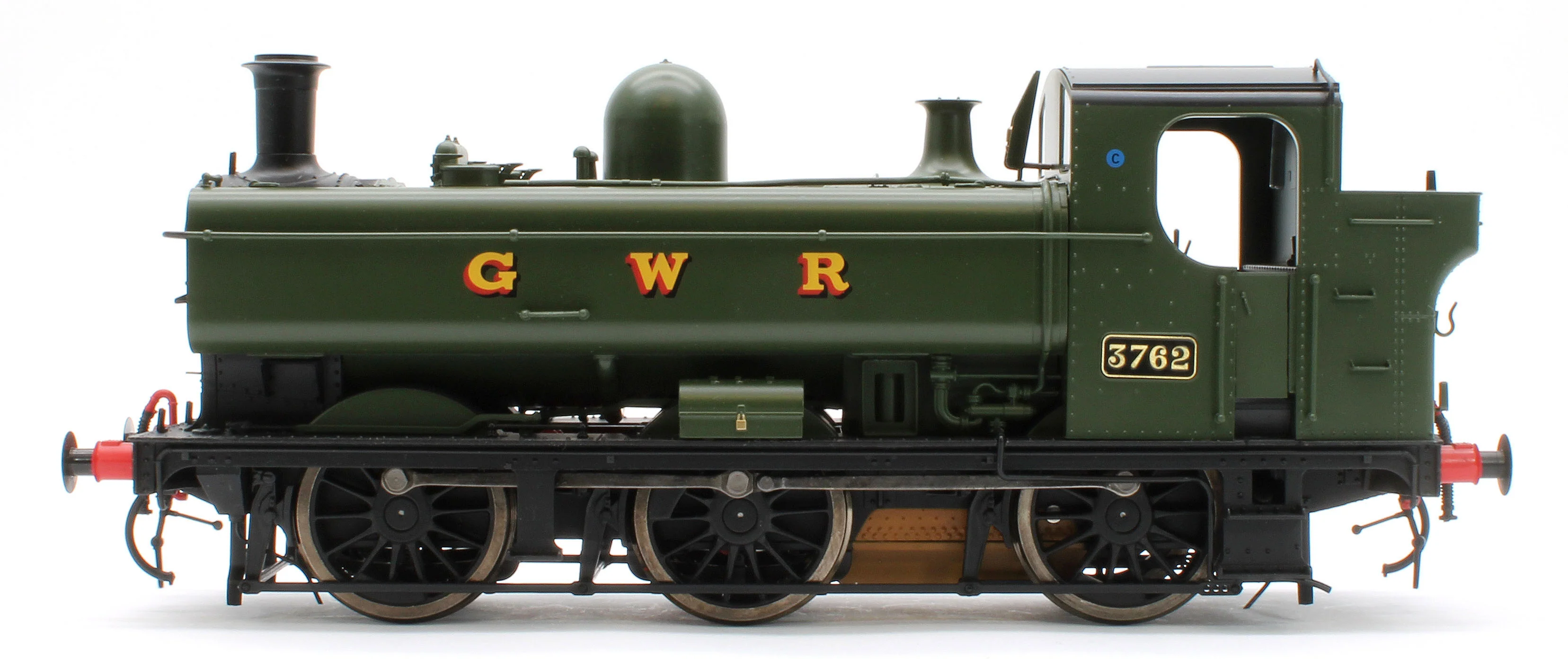 7S-007-015D Class 57xx Pannier 'GWR' Green 3762 - Steam Tank Locomotive - DCC Fitted - Image 2
