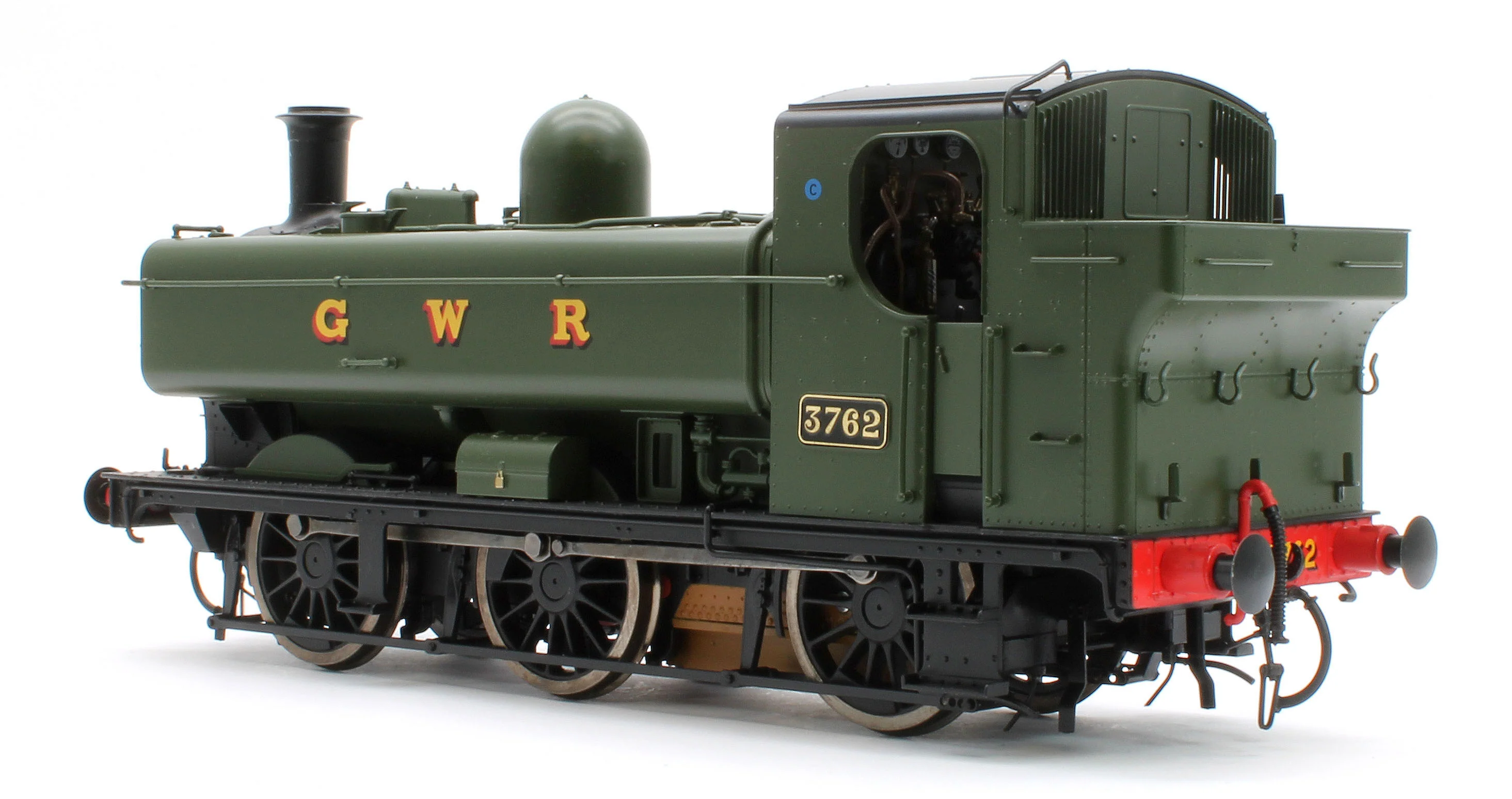 7S-007-015D Class 57xx Pannier 'GWR' Green 3762 - Steam Tank Locomotive - DCC Fitted - Image 3
