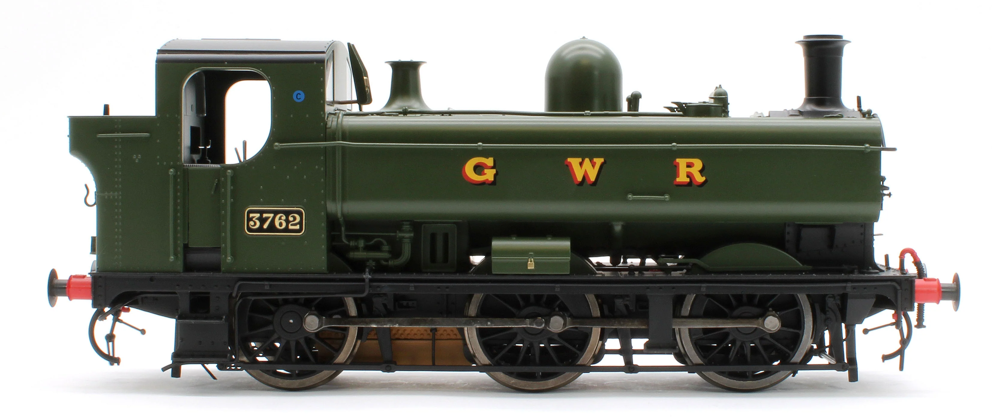 7S-007-015D Class 57xx Pannier 'GWR' Green 3762 - Steam Tank Locomotive - DCC Fitted - Image 5