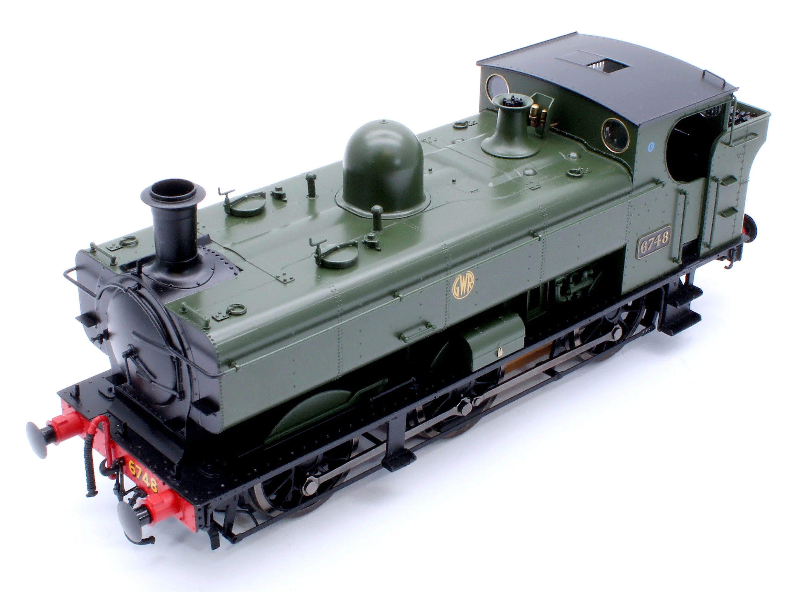 7S-007-014D Class 57xx Pannier GWR Shirtbutton Green 6748 - Steam Tank Locomotive - DCC Fitted - Image 11