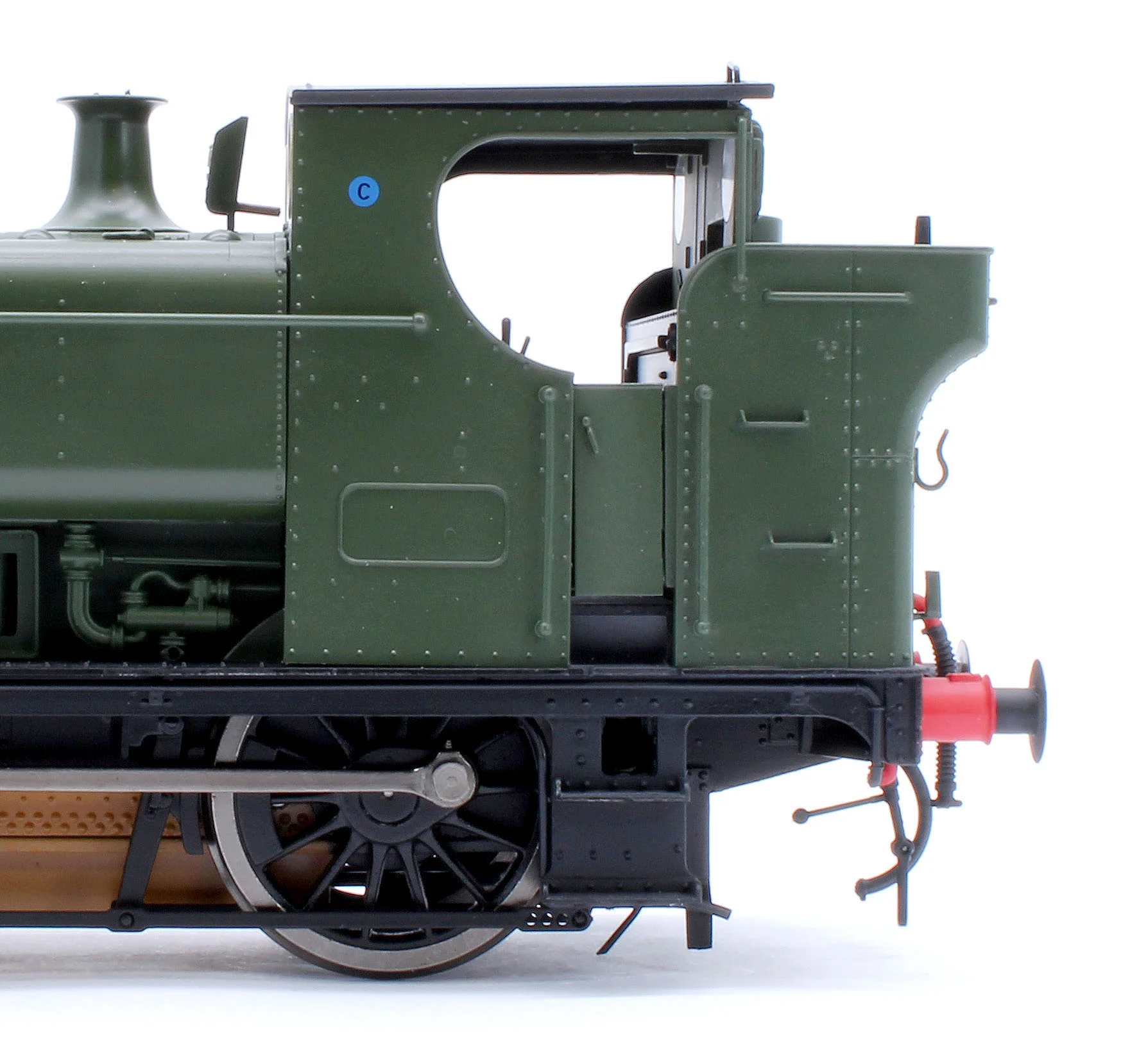 7S-007-014UD Class 57xx Pannier GWR Shirtbutton Green Unnumbered - Steam Tank Locomotive - DCC Fitted - Image 8