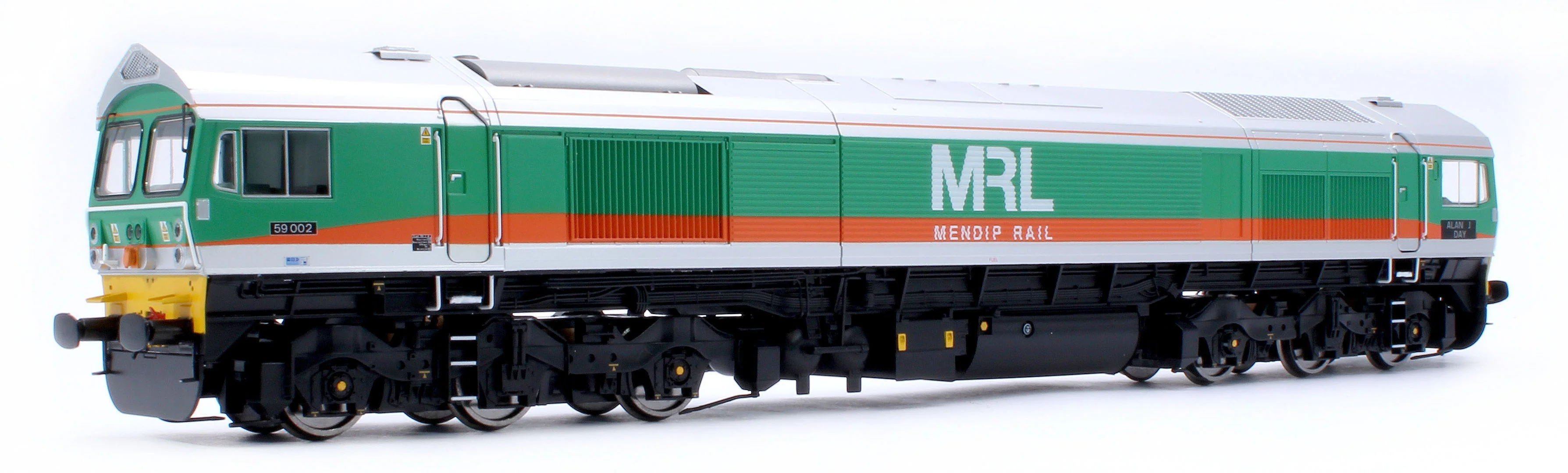 4D-005-007 Class 59 59002 MRL Green/Orange Alan J Day Diesel Locomotive