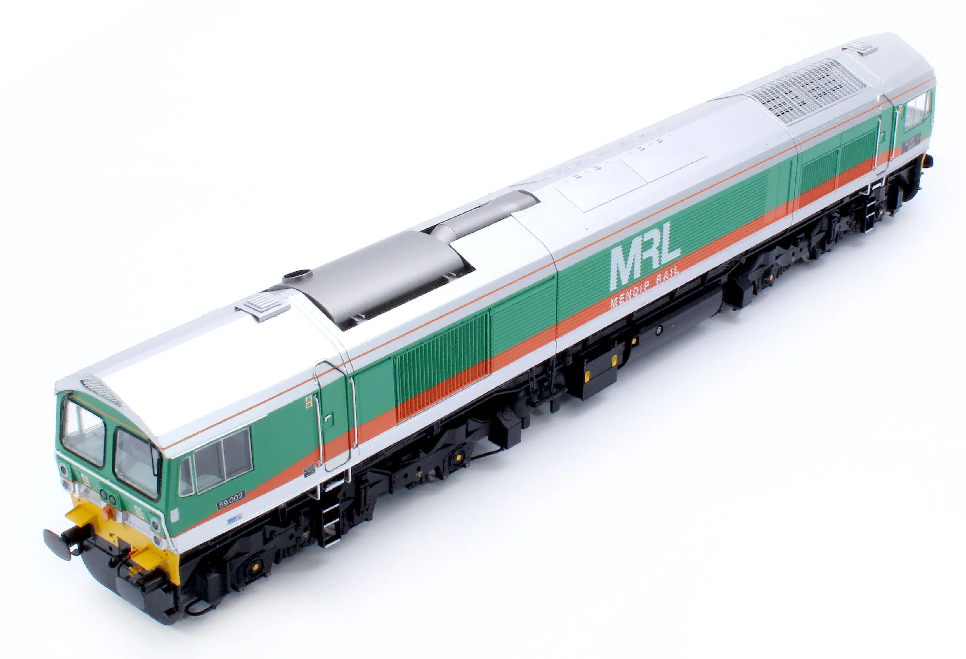 4D-005-007D Class 59 59002 MRL Green/Orange Alan J Day Diesel Locomotive - DCC Fitted - Image 11