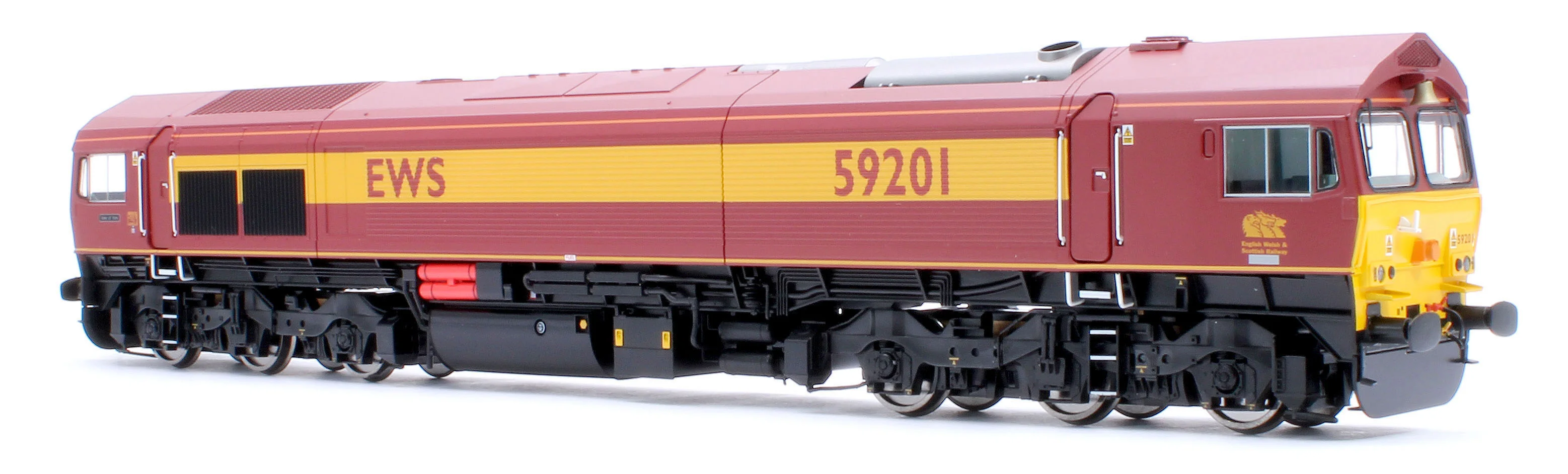 4D-005-005SSM Class 59 59201 EWS Vale of York Diesel Locomotive - DCC Sound & Smoke Fitted - Image 5