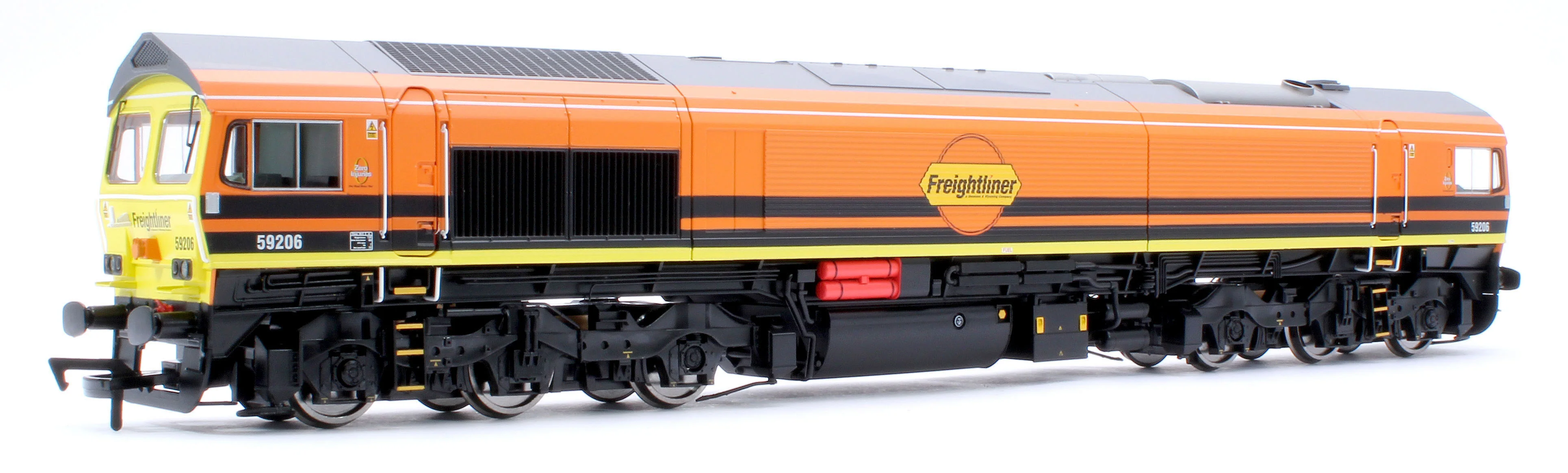 4D-005-008SSM Class 59 59206 Freightliner Orange John F Yeoman Diesel Locomotive - DCC Sound & Smoke Fitted - Image 4
