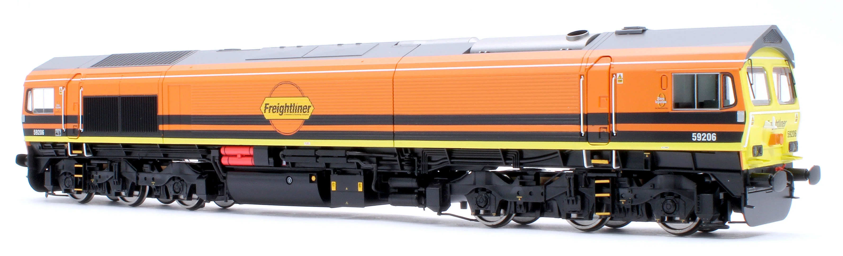4D-005-008SSM Class 59 59206 Freightliner Orange John F Yeoman Diesel Locomotive - DCC Sound & Smoke Fitted - Image 5
