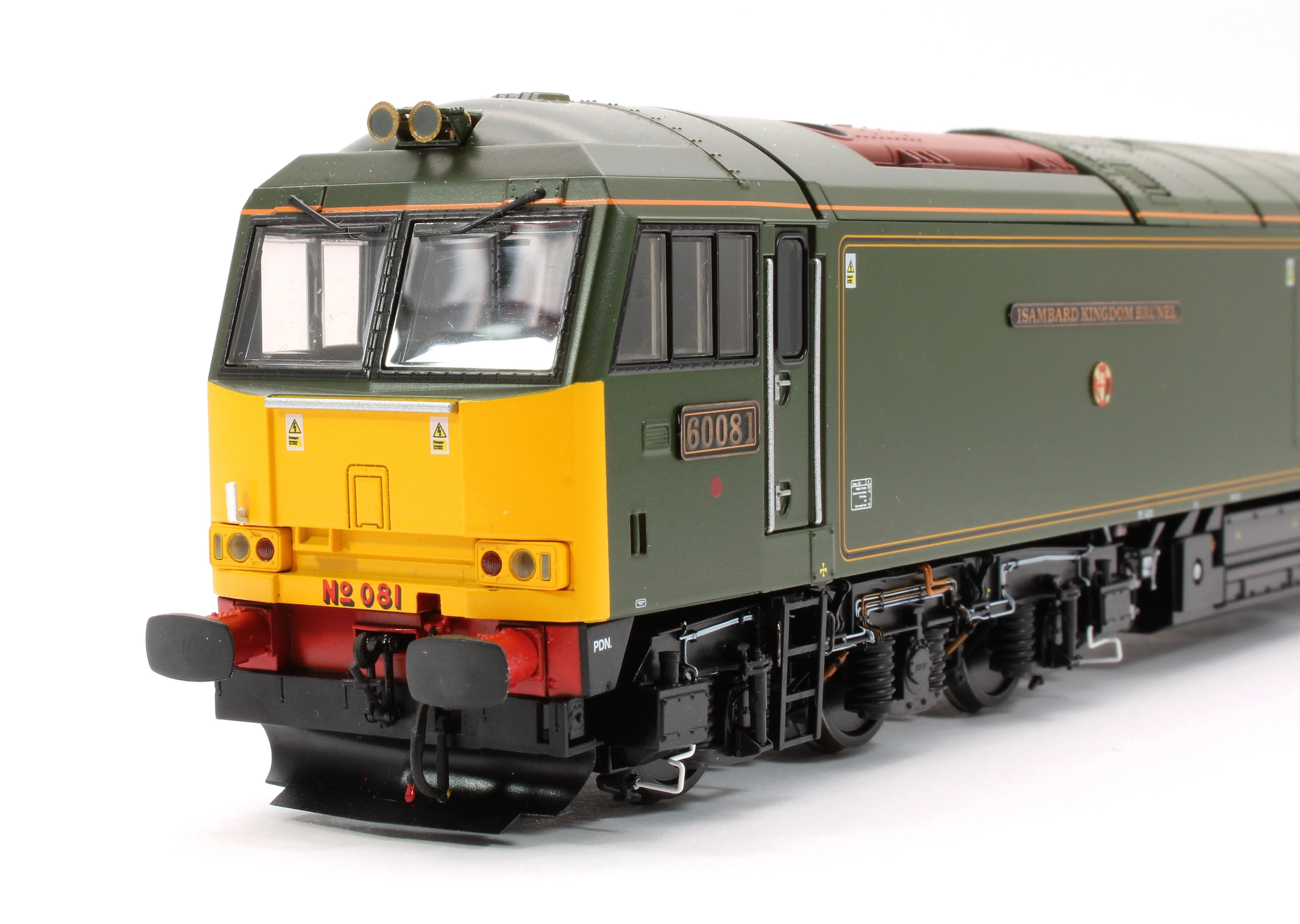 CM-60081-GWR Class 60 081 “Isambard Kingdom Brunel” GWR Green Diesel Electric Locomotive - Image 11