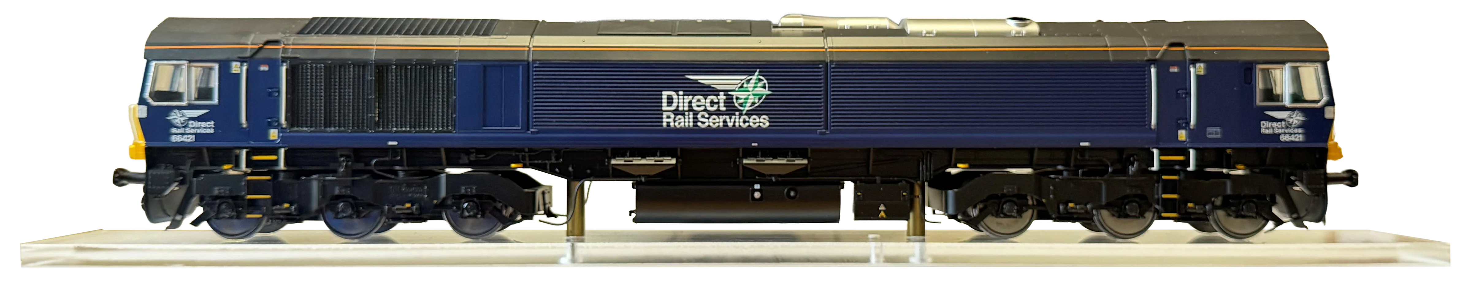 7D-066-004S Class 66 421 New DRS Livery Diesel Locomotive - DCC Sound