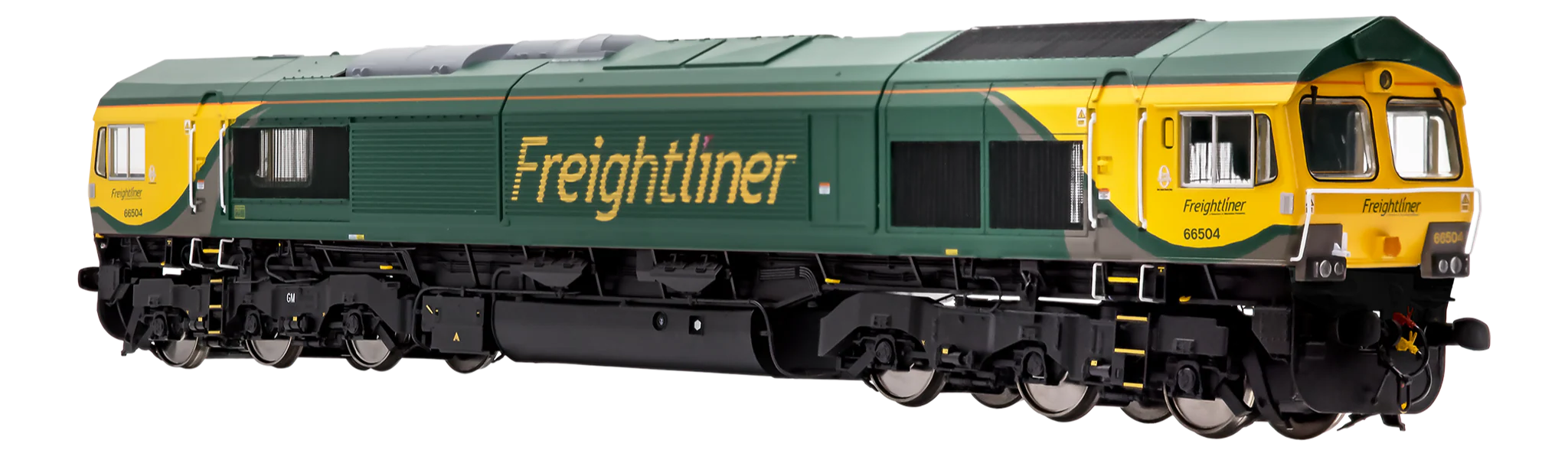 7D-066-002DS Class 66 504 Freightliner Powerhaul Livery Diesel Locomotive - DCC Deluxe Sound Fitted - Image 4