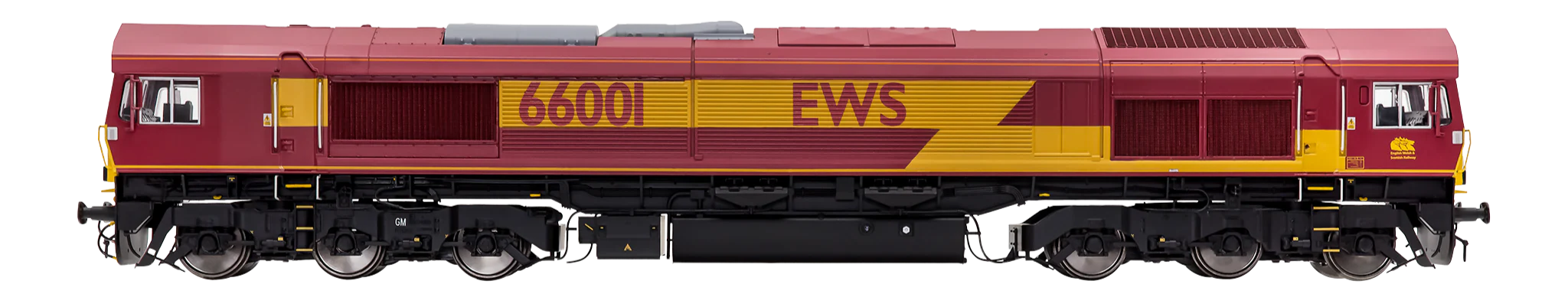 7D-066-001S Class 66 66001 EWS Livery Diesel Locomotive - DCC Sound - Image 5