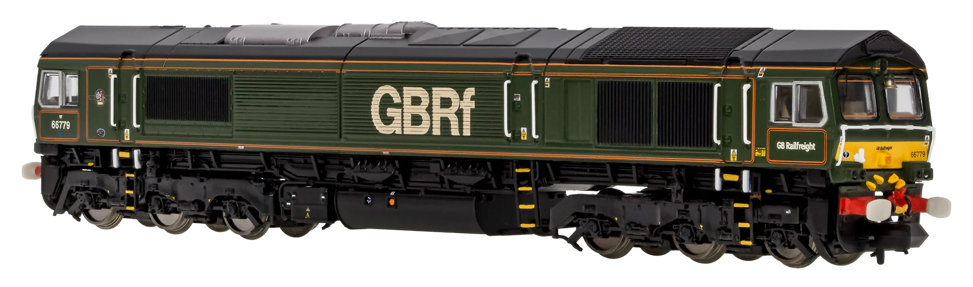 2D-066-007 Class 66 66779 "Evening Star" BR Lined Green Diesel Locomotive - Image 4