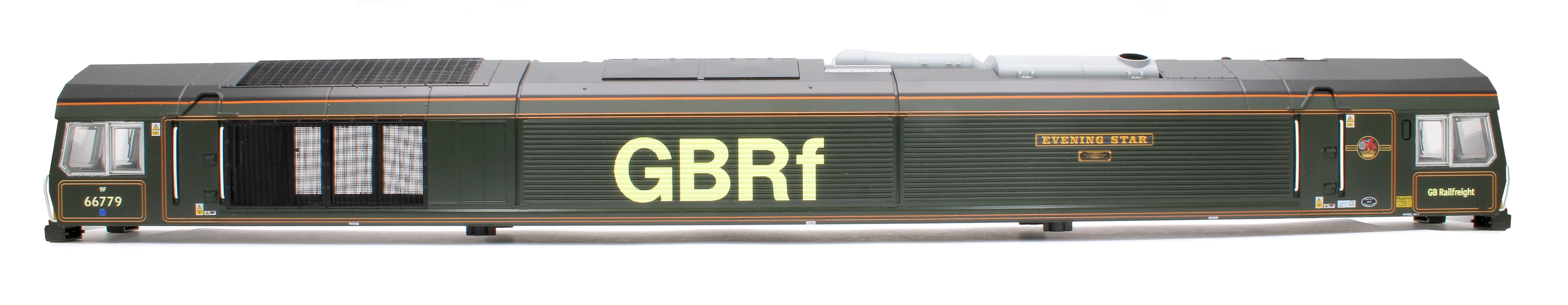 7D-066-007DS Class 66 779 'Evening Star' GBRF BR Green livery Diesel Locomotive - DCC Deluxe Sound Fitted - Image 11