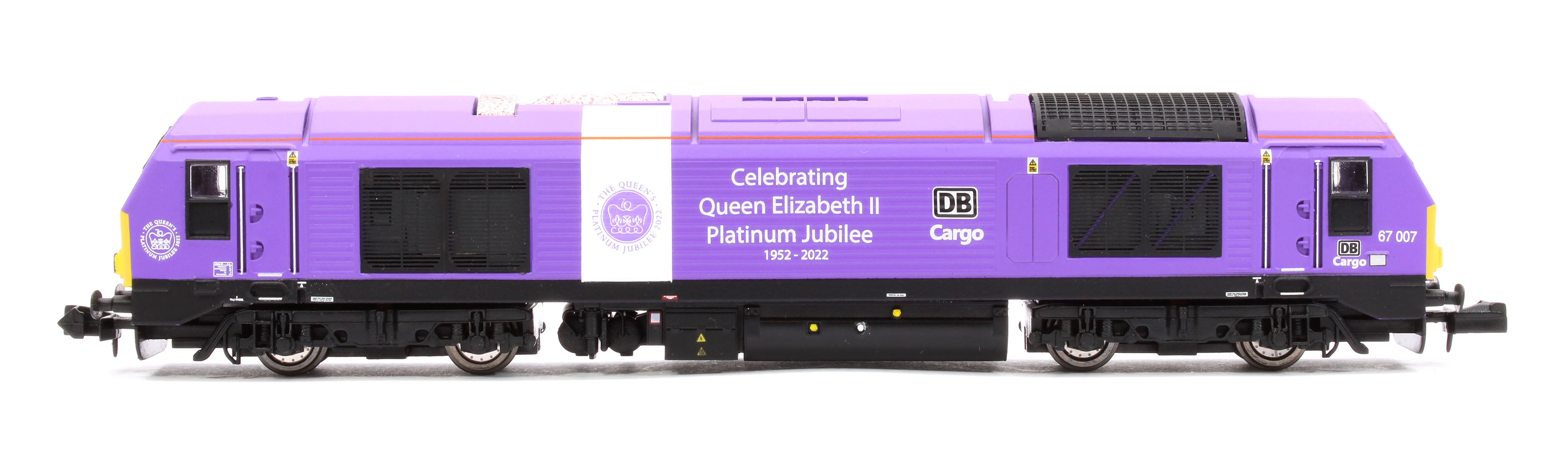 2D-010-016 Class 67 DB Cargo 'Celebrating Queen Elizabeth II Platinum Jubilee' 67007 Diesel Locomotive - Image 6