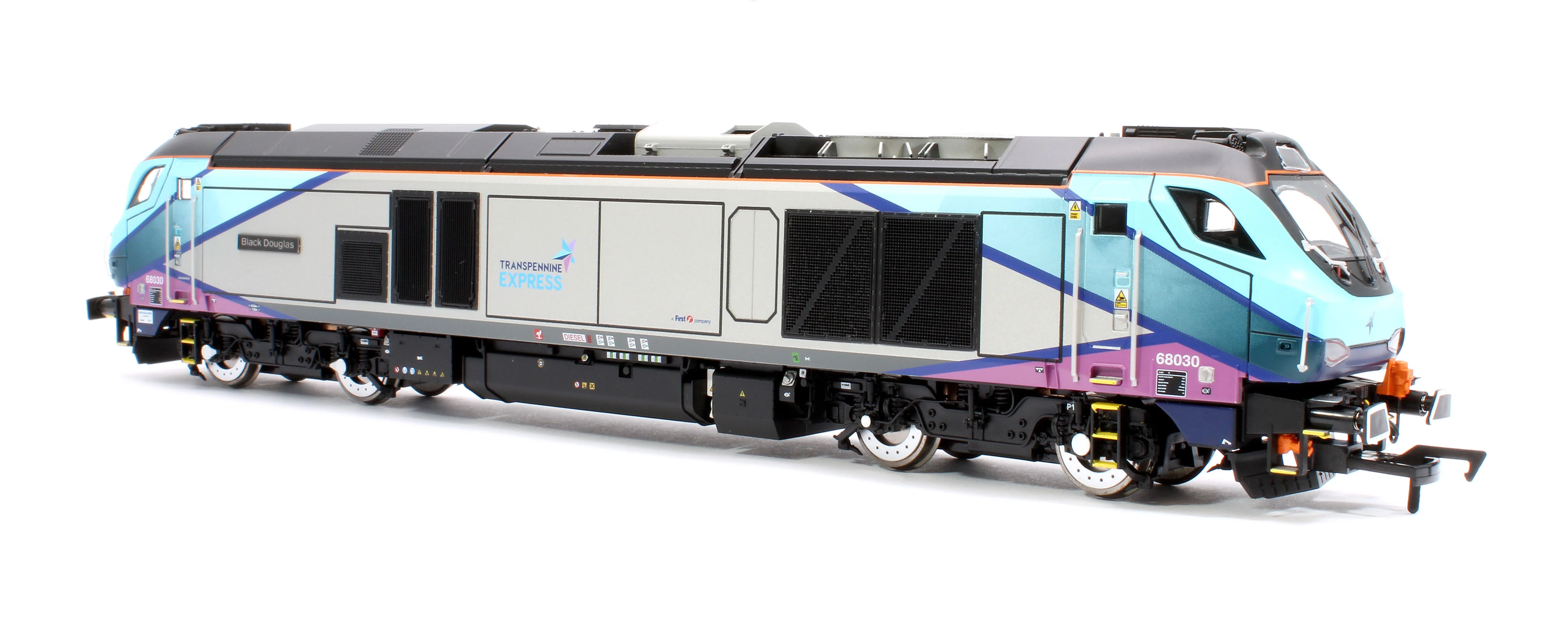 4D-022-025 Class 68 "Black Douglas" 68030 Transpenine Express Diesel Locomotive - Image 2