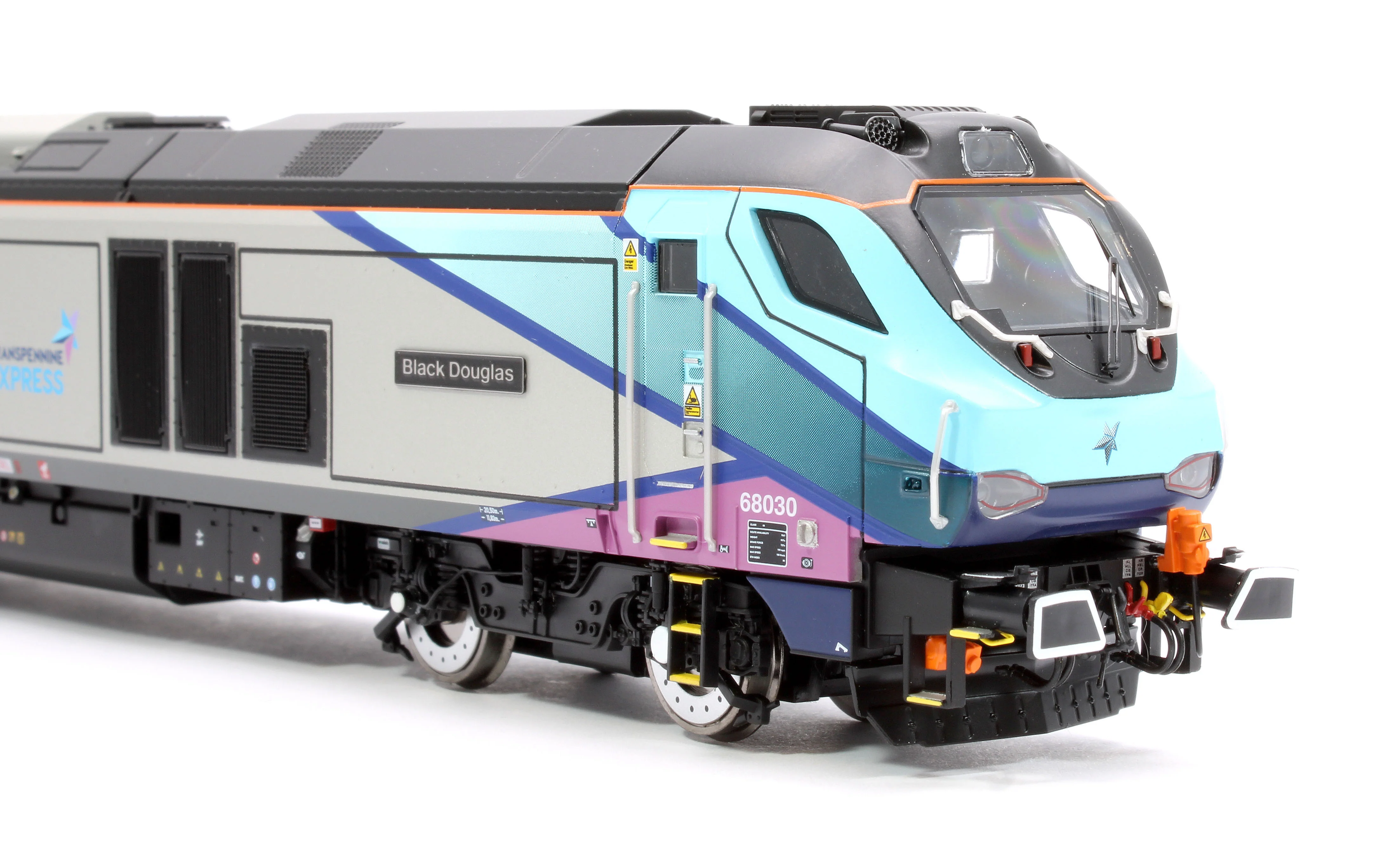 4D-022-025S Class 68 "Black Douglas" 68030 Transpenine Express Diesel Locomotive - Sound Fitted - Image 10