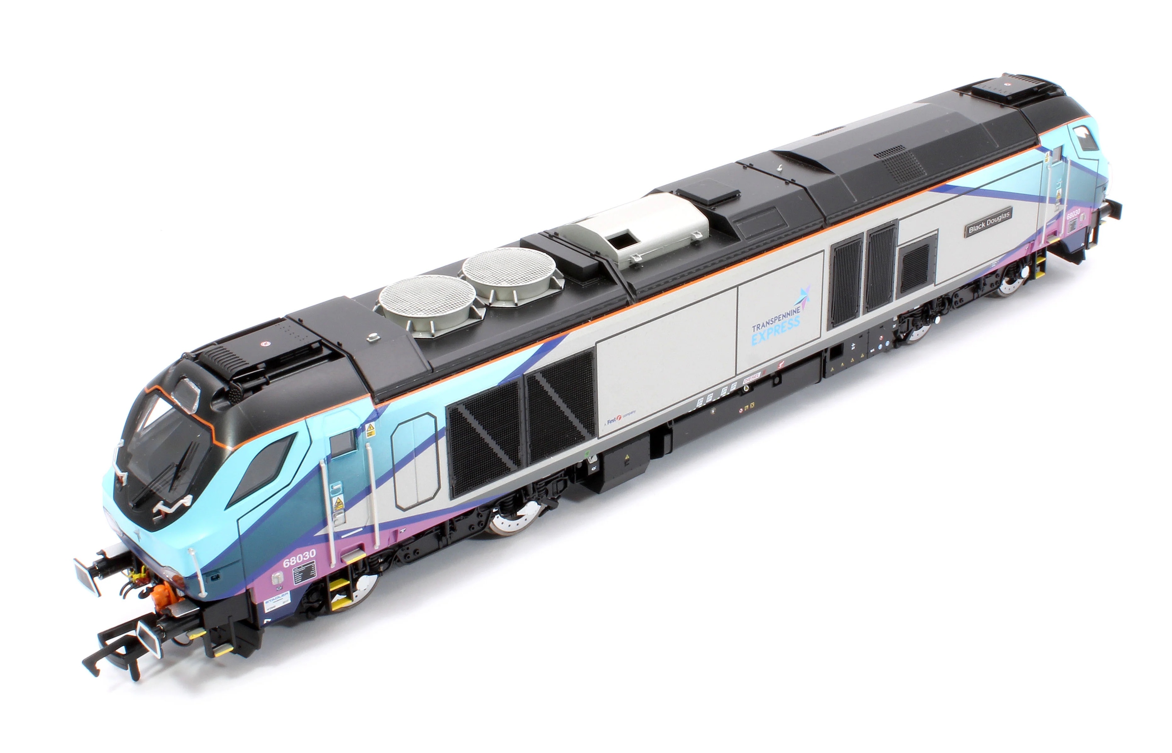 4D-022-025S Class 68 "Black Douglas" 68030 Transpenine Express Diesel Locomotive - Sound Fitted - Image 12