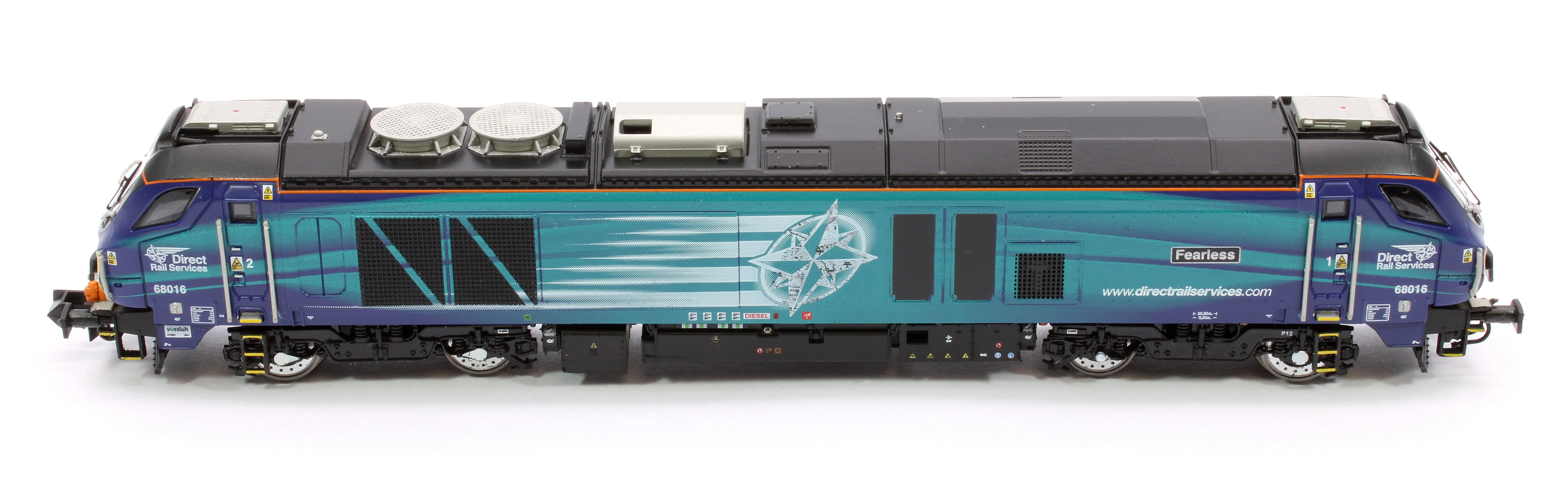 2D-022-012 Class 68 Fearless 68016 DRS Compass Diesel Locomotive - Image 10